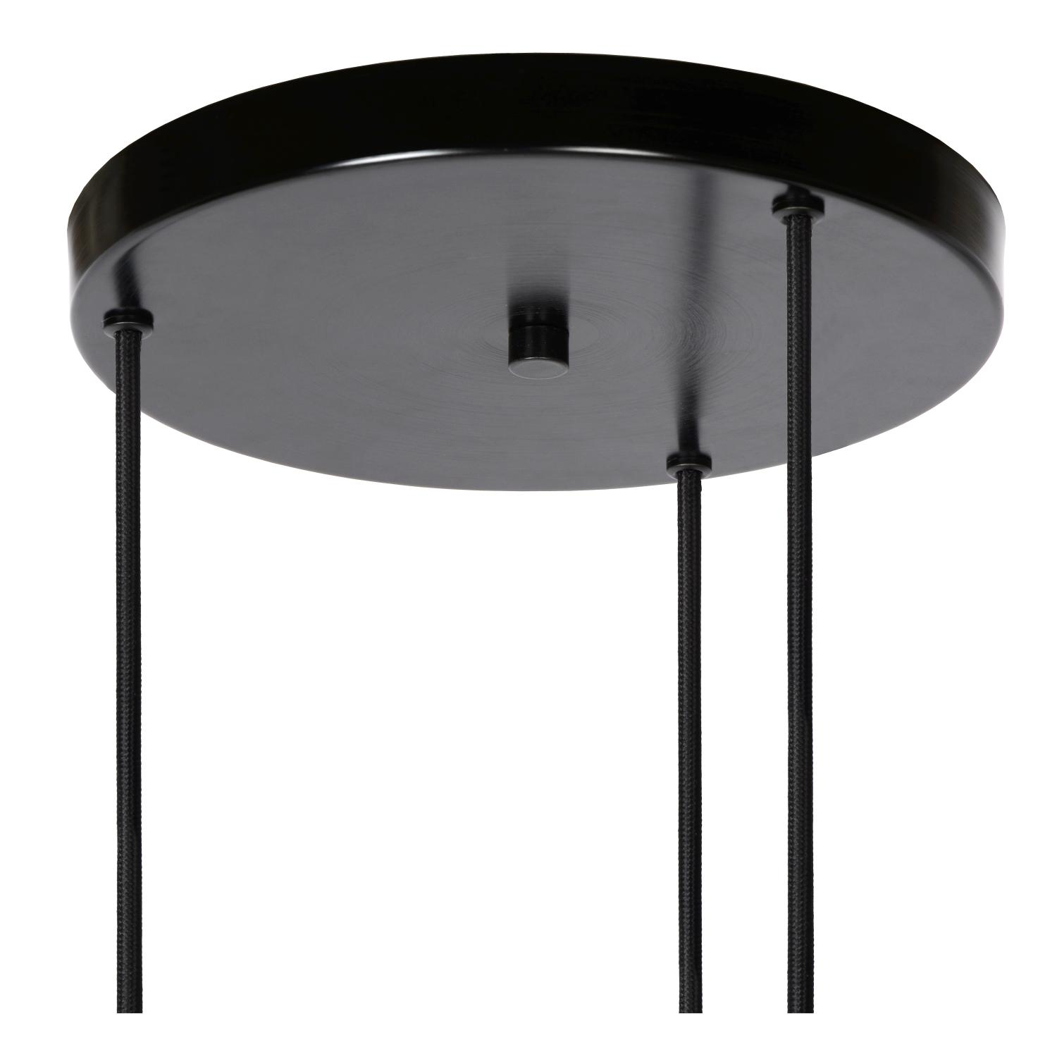 Orlando Ceiling Lights - Matt Black/Smoked Grey