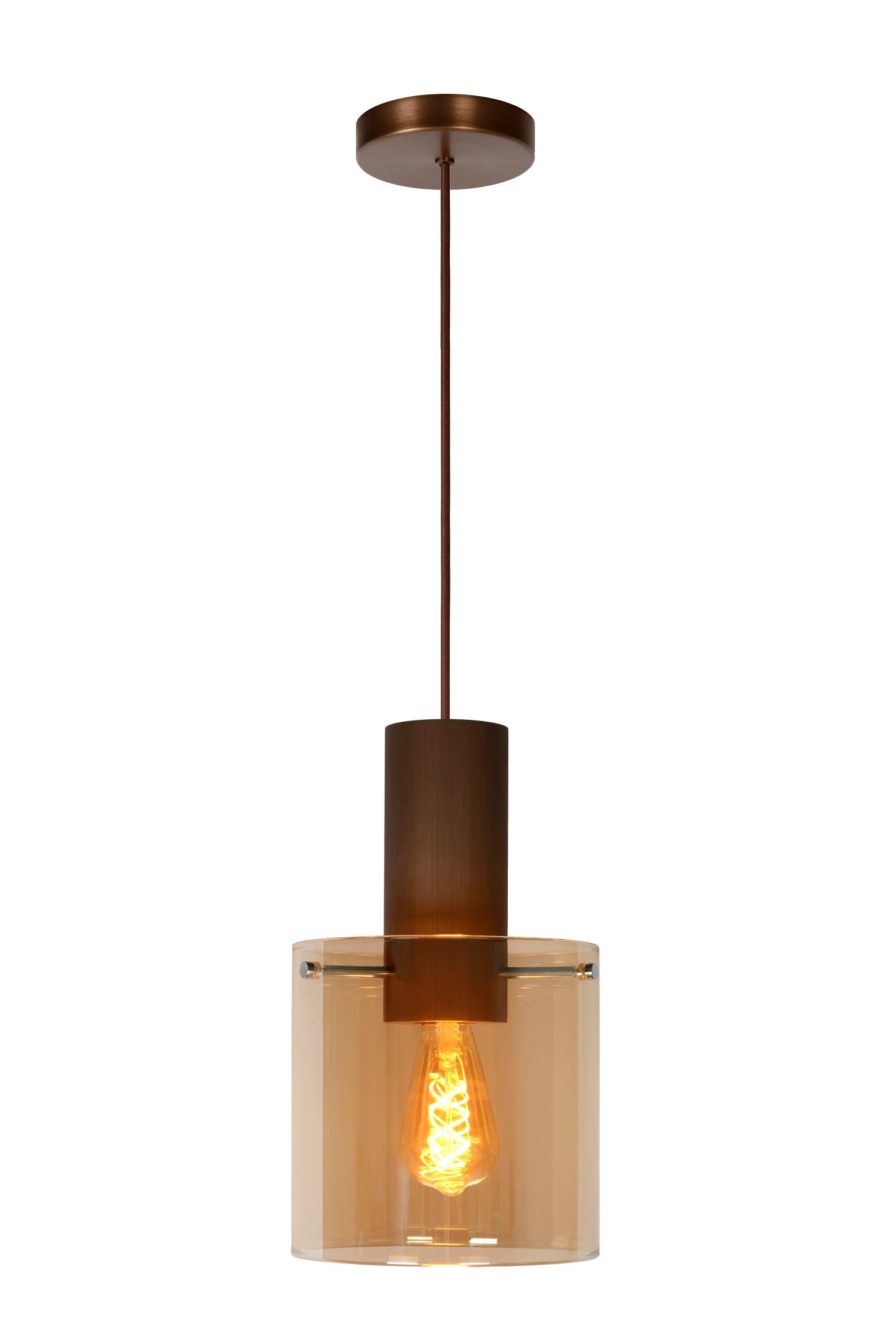 Toledo Ceiling Lights - Dark Copper/Smoked Amber