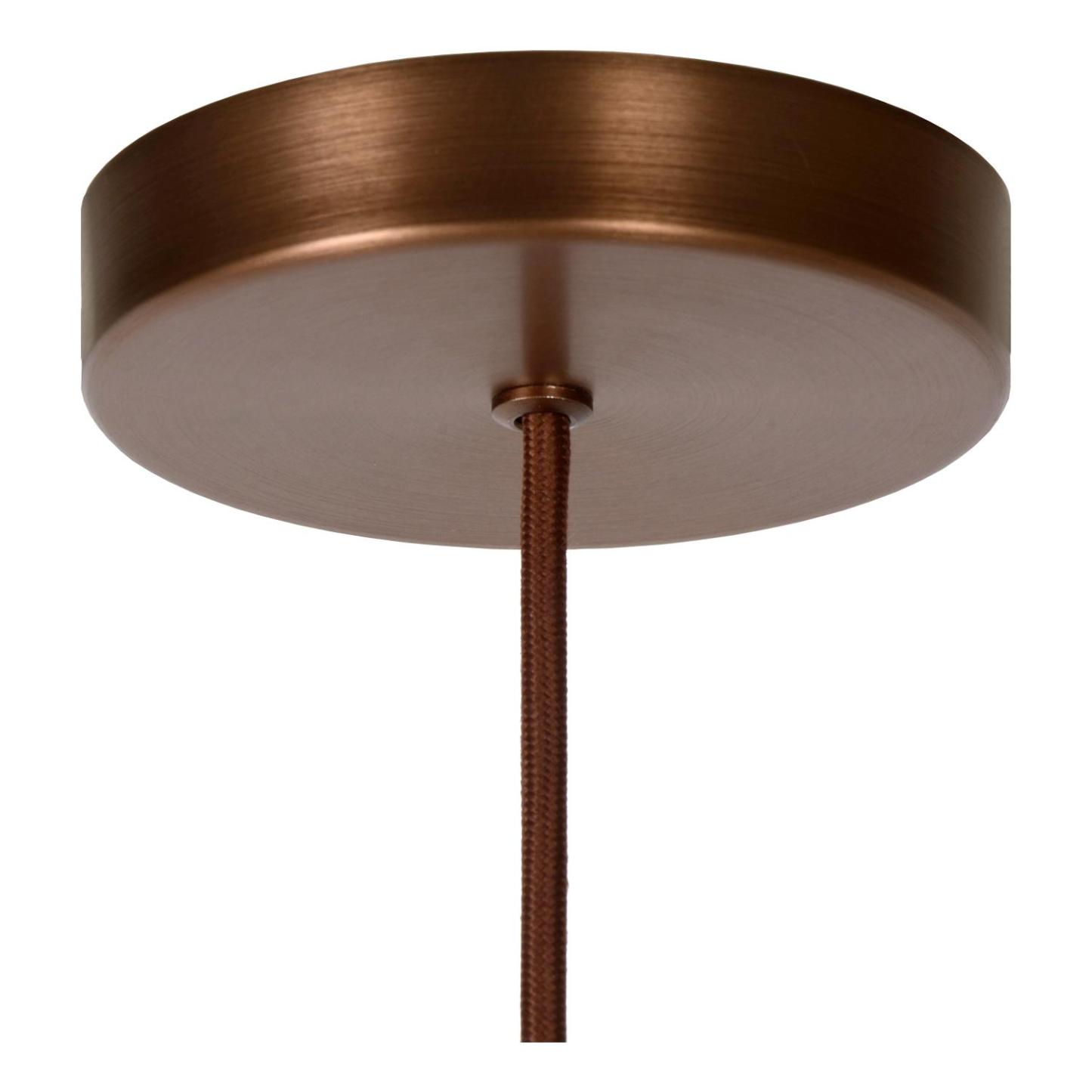 Toledo Ceiling Lights - Dark Copper/Smoked Amber