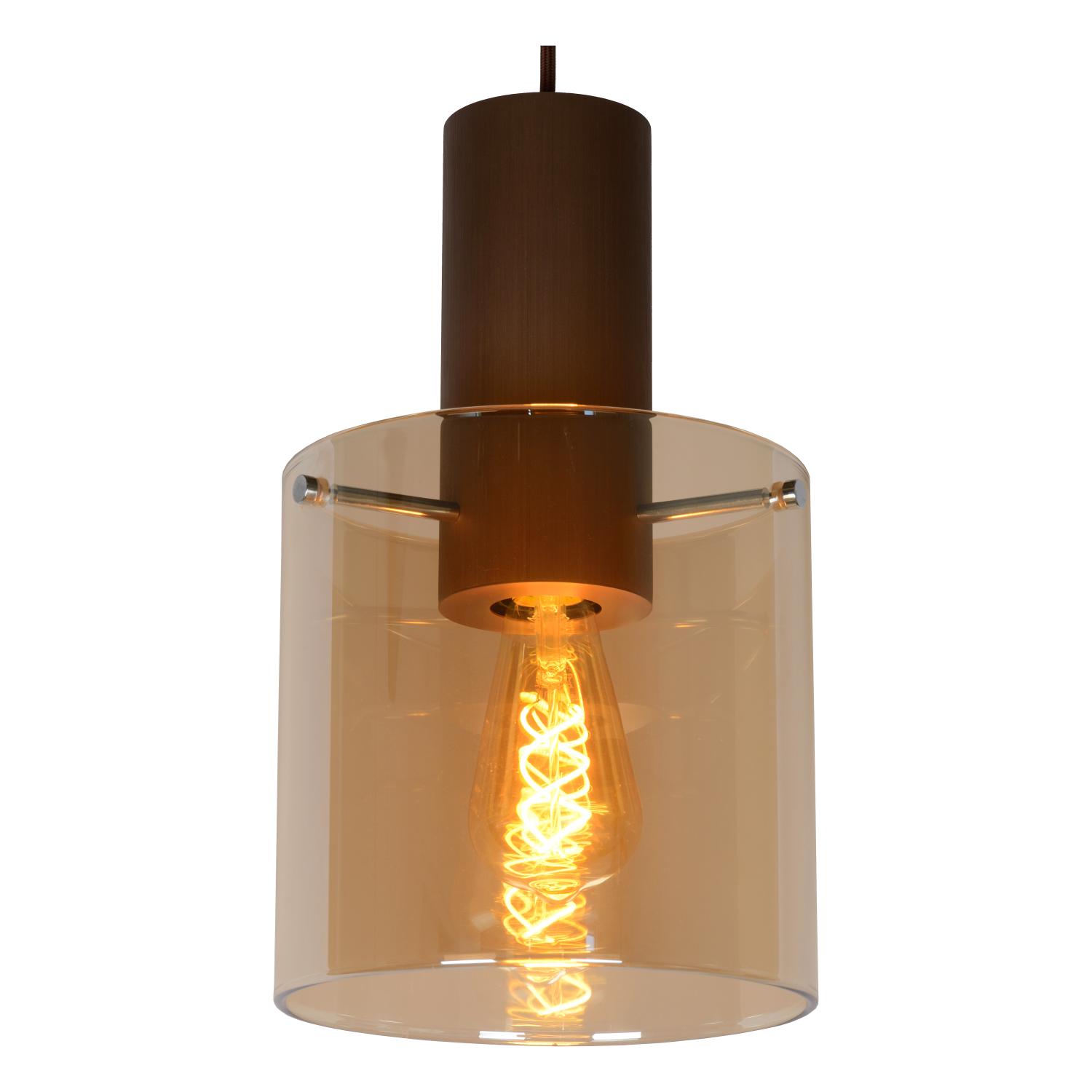 Toledo Ceiling Lights - Dark Copper/Smoked Amber