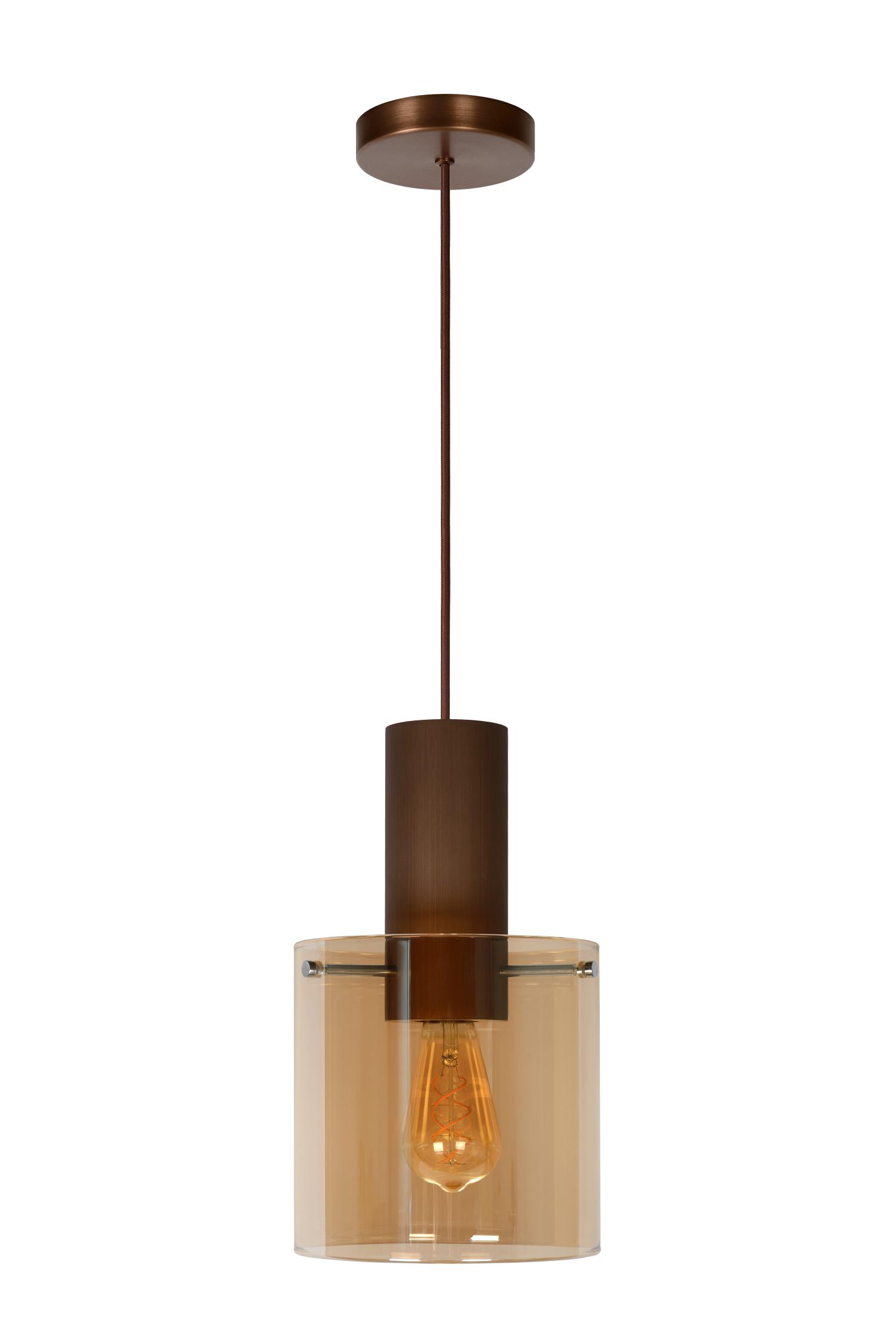 Toledo Ceiling Lights - Dark Copper/Smoked Amber