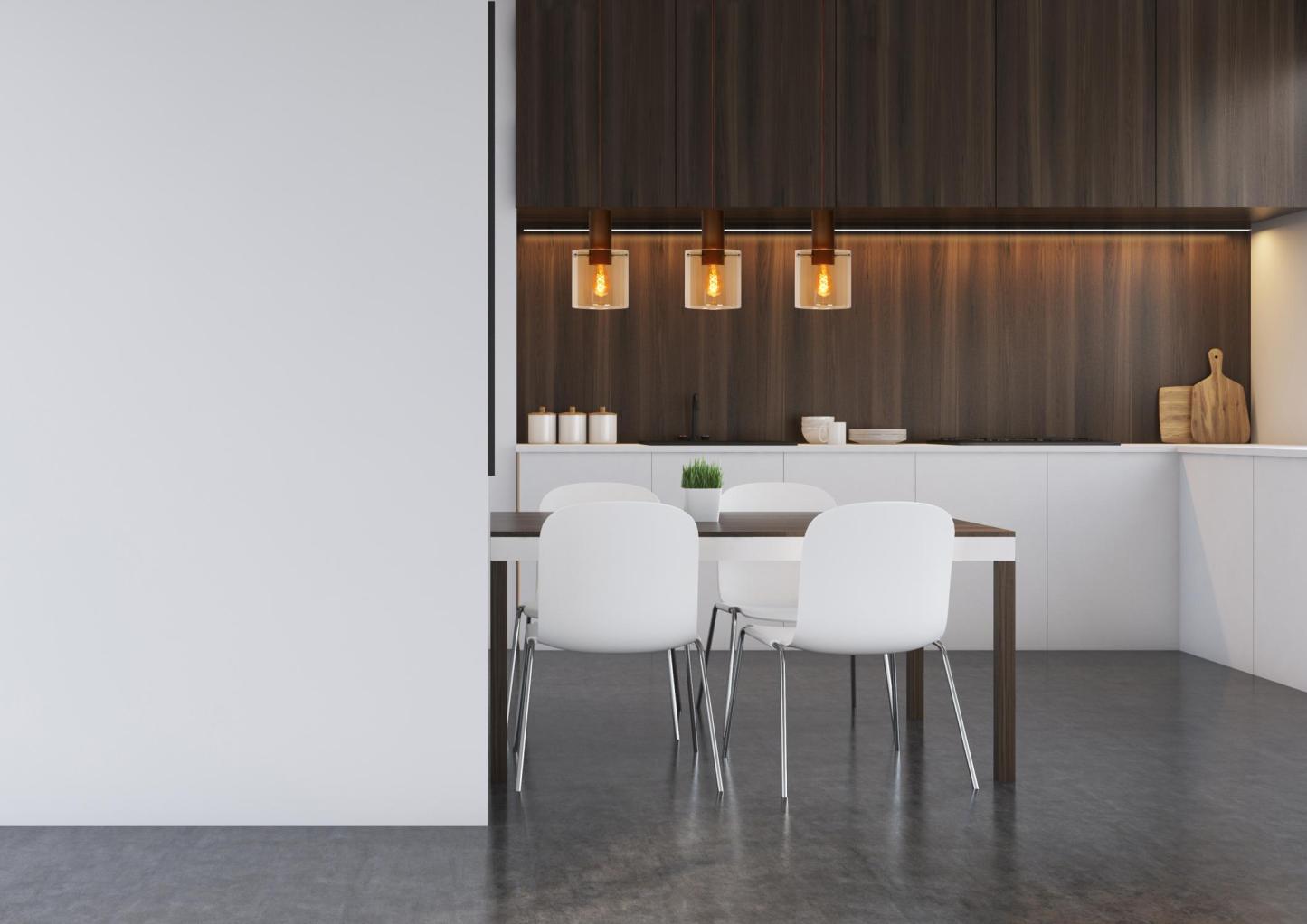 Toledo Ceiling Lights - Dark Copper/Smoked Amber