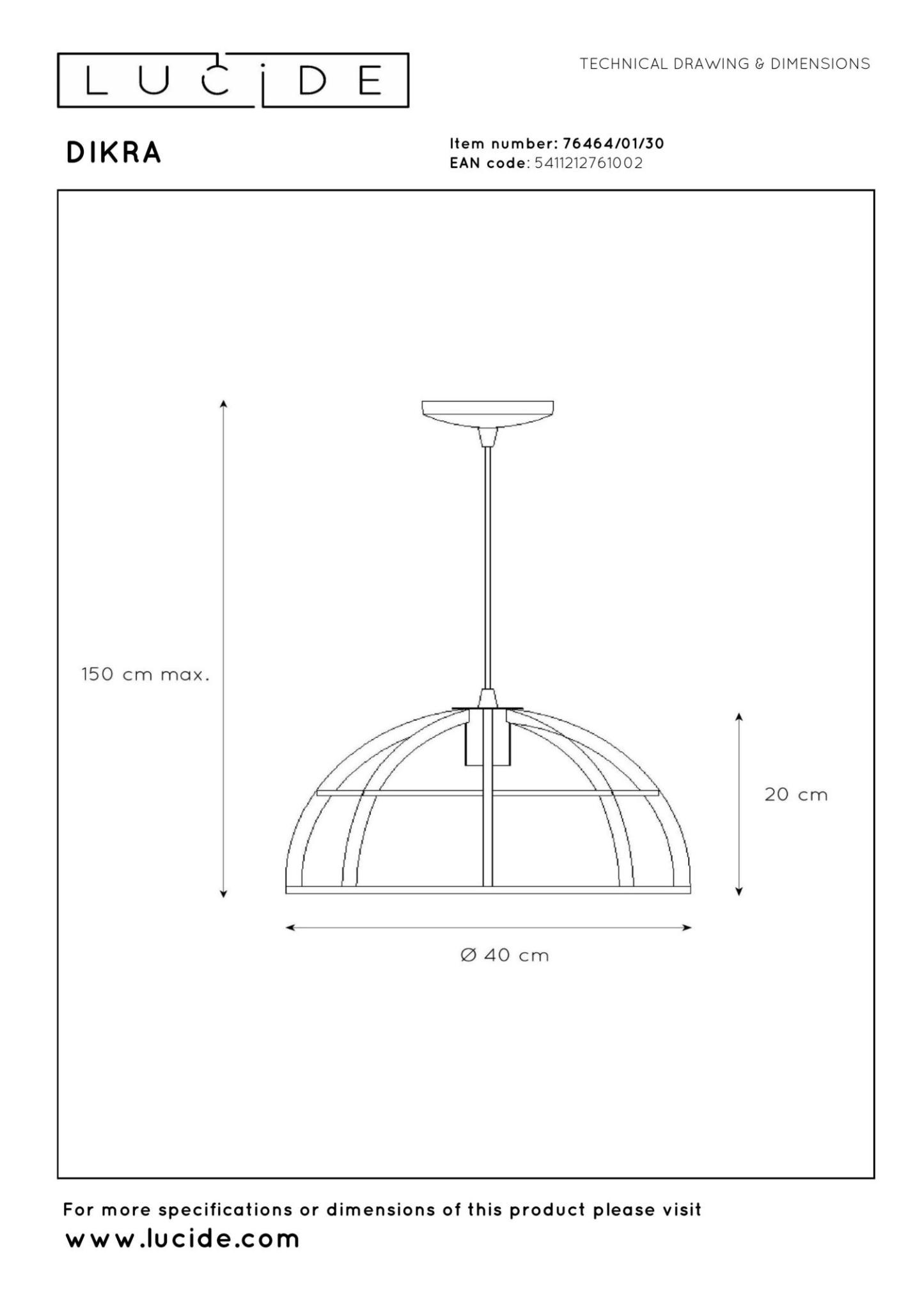 Dikra Ceiling Lights - Matt Black