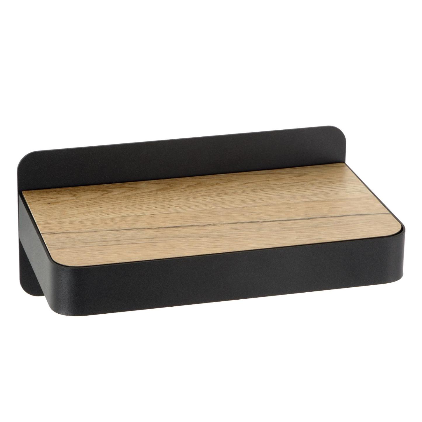 Atkin Wall Lights - Matt Black/Opal