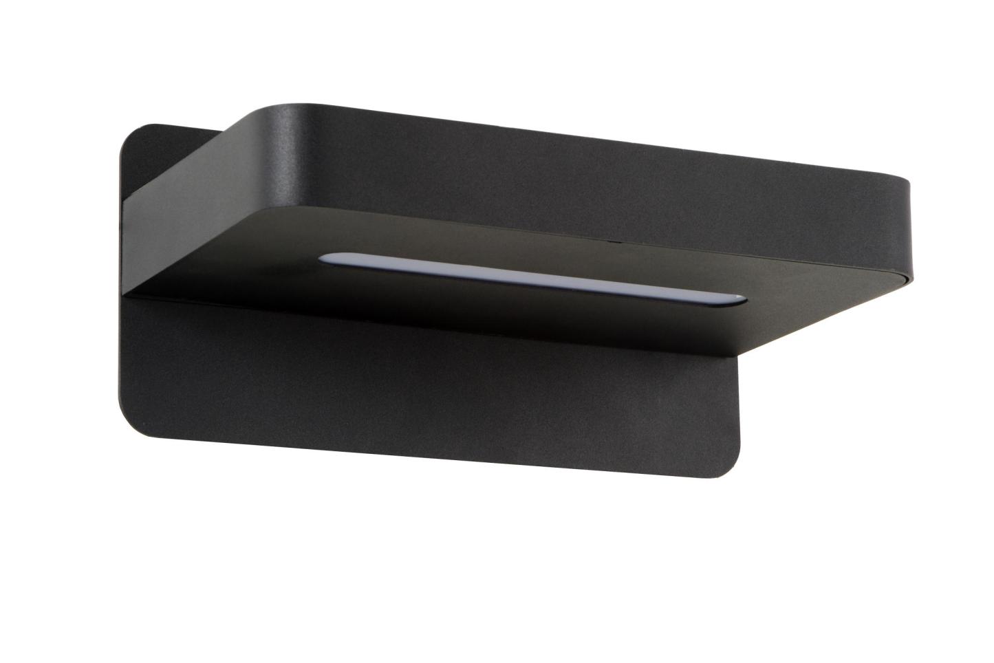 Atkin Wall Lights - Matt Black/Opal