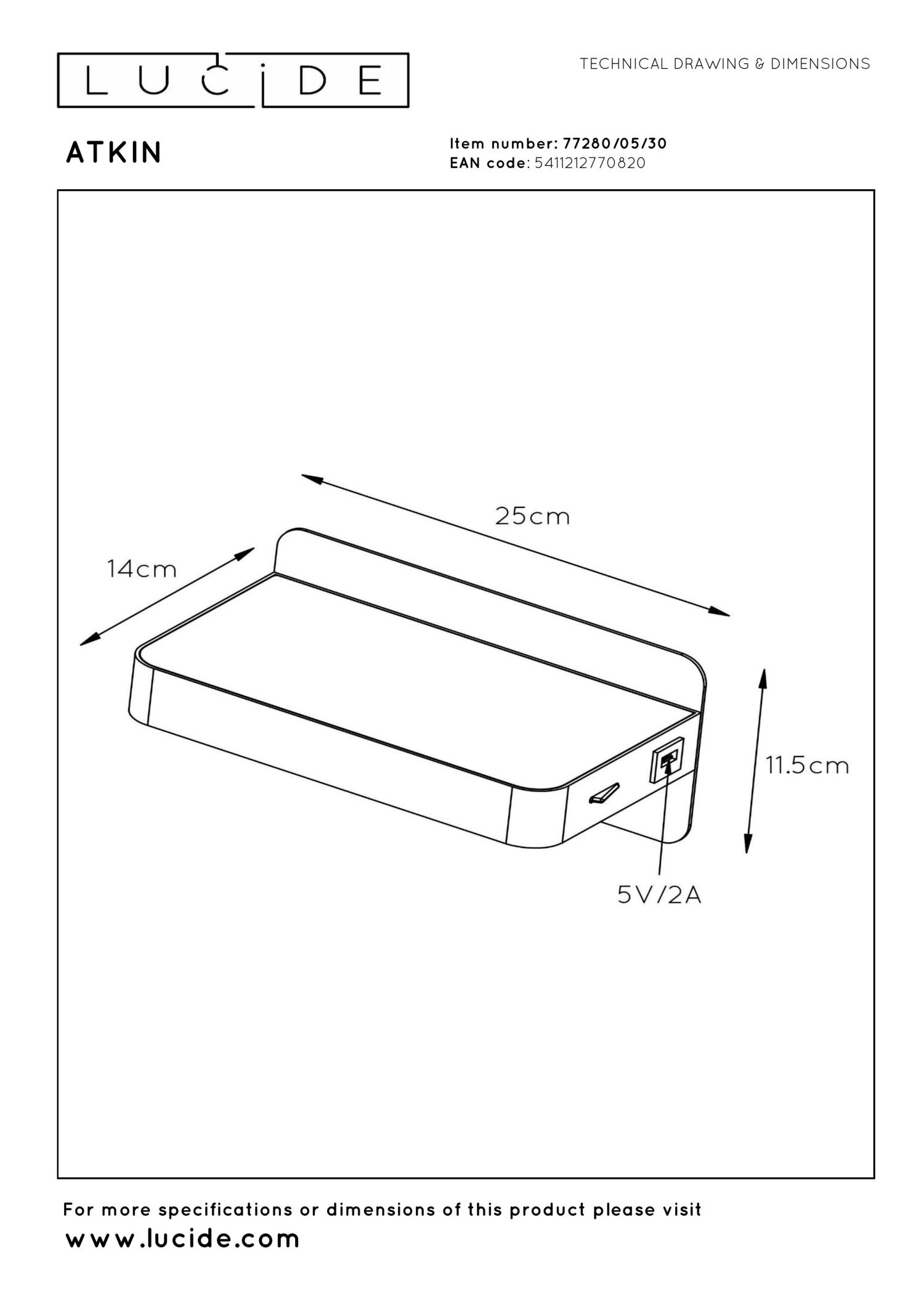 Atkin Wall Lights - Matt Black/Opal