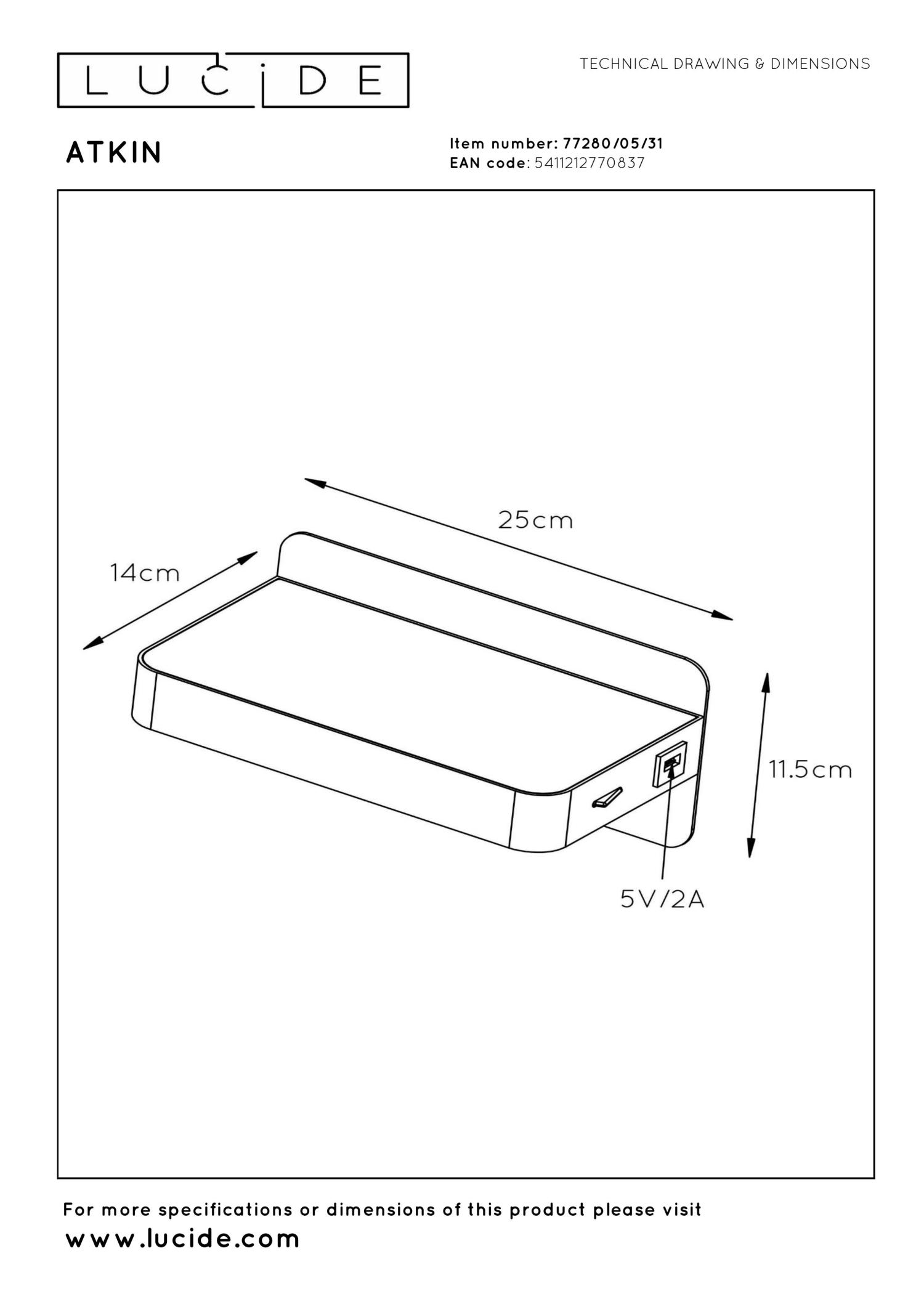 Atkin Wall Lights - Matt Black/Opal