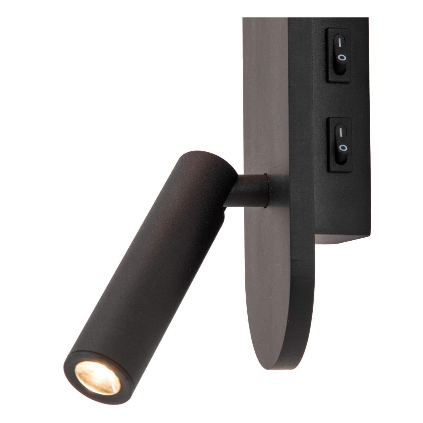 Kelly Wall Lights - Matt Black/Opal