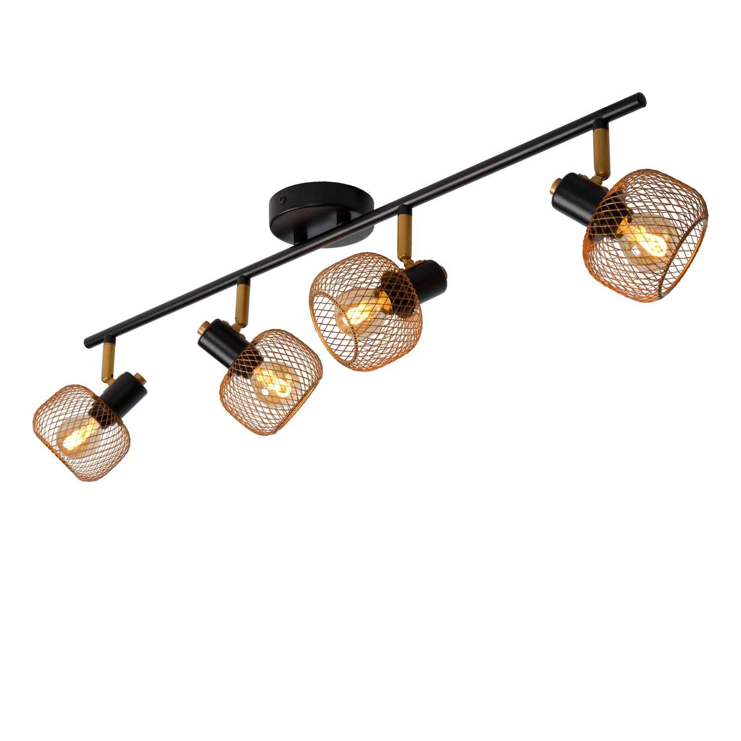 Maren Ceiling Lights - Matt Black/Matt Gold