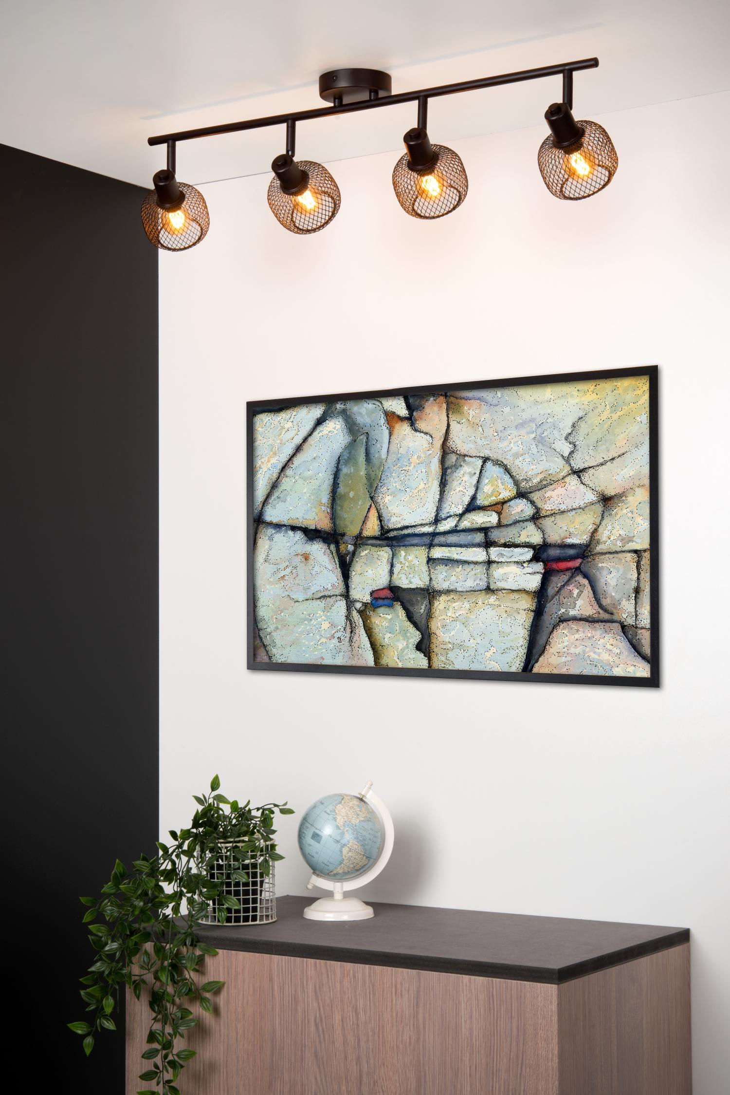 Maren Ceiling Lights - Matt Black/Matt Gold