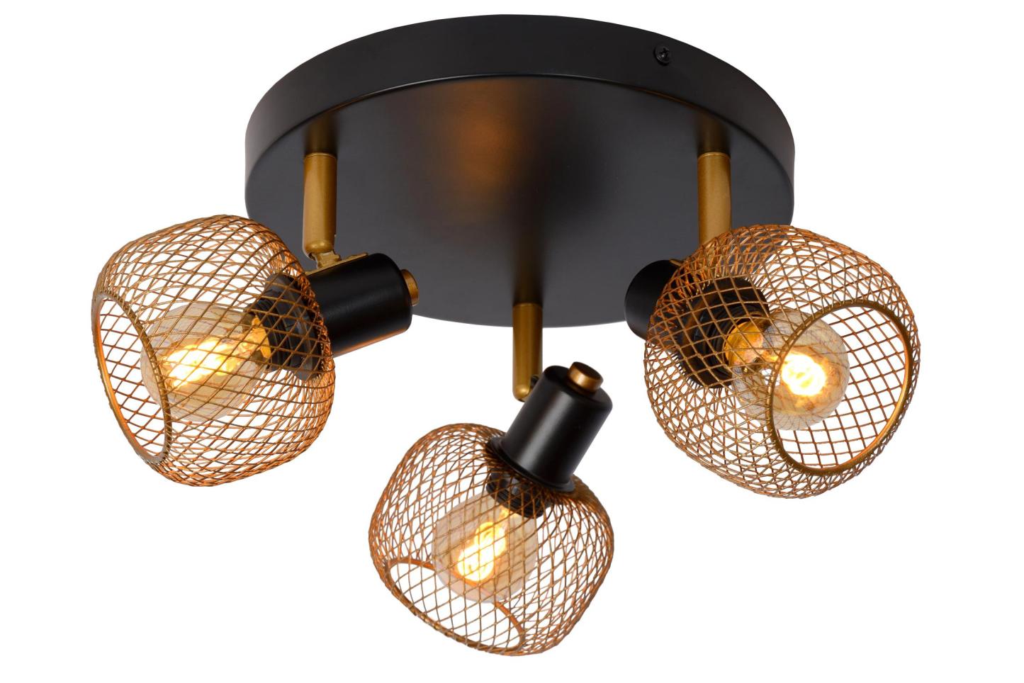 Maren Ceiling Lights - Matt Black/Matt Gold