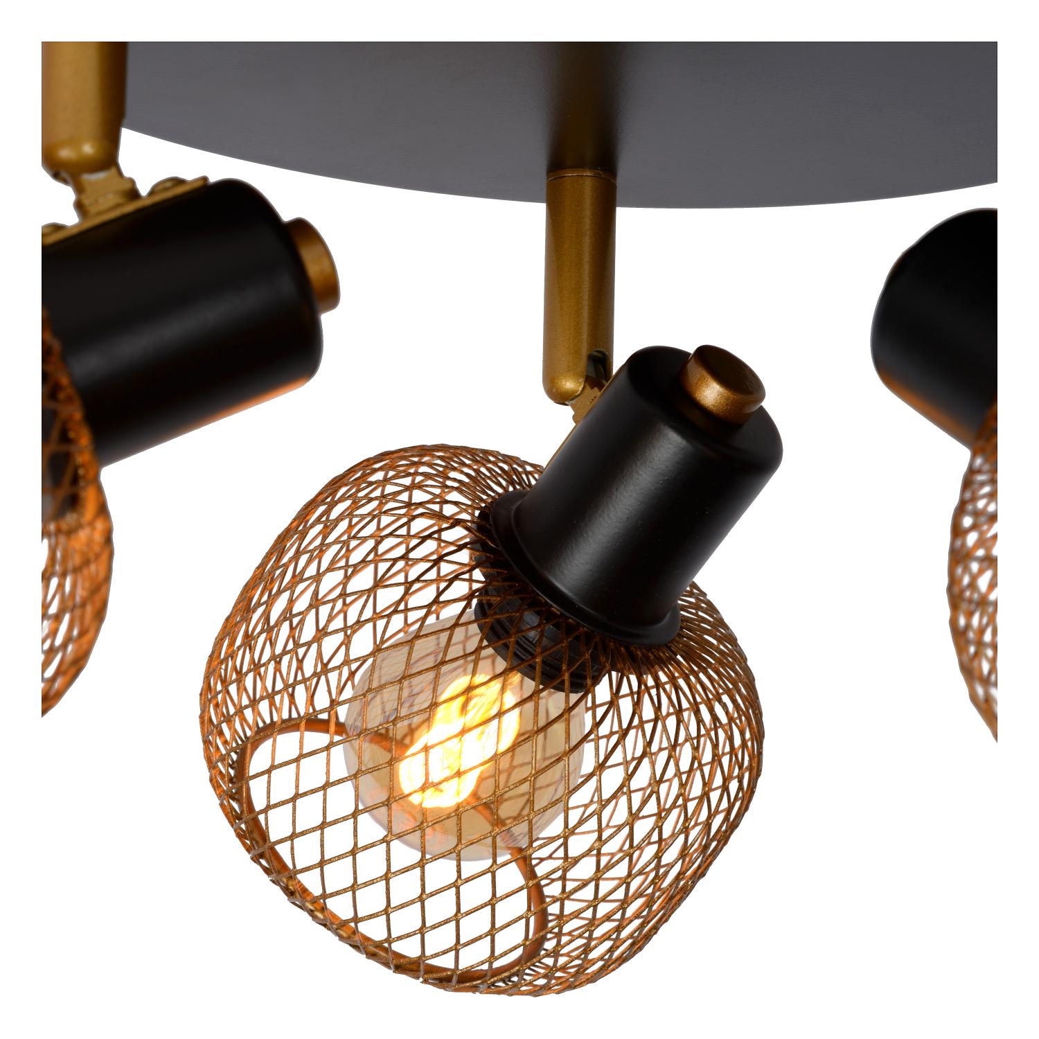 Maren Ceiling Lights - Matt Black/Matt Gold