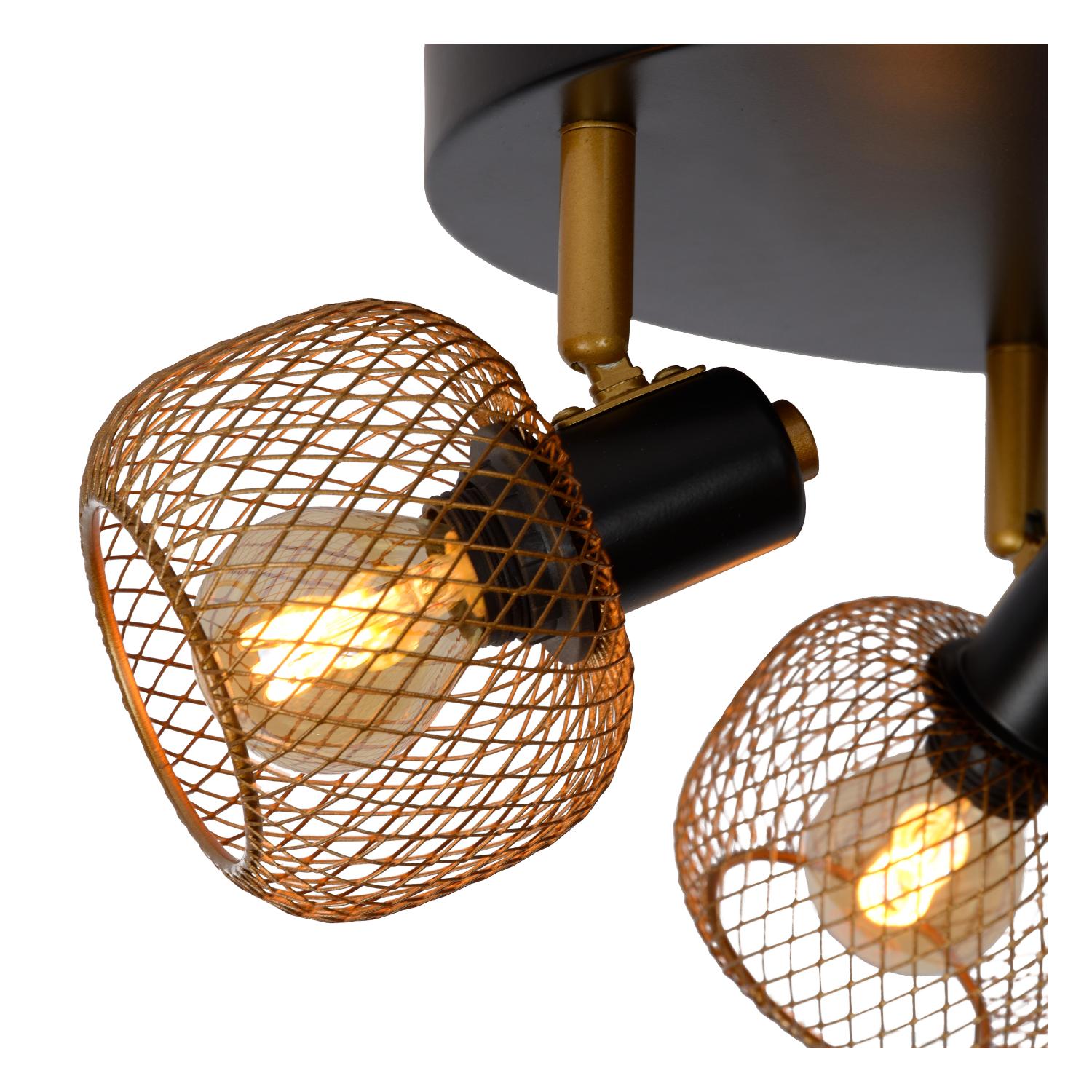 Maren Ceiling Lights - Matt Black/Matt Gold