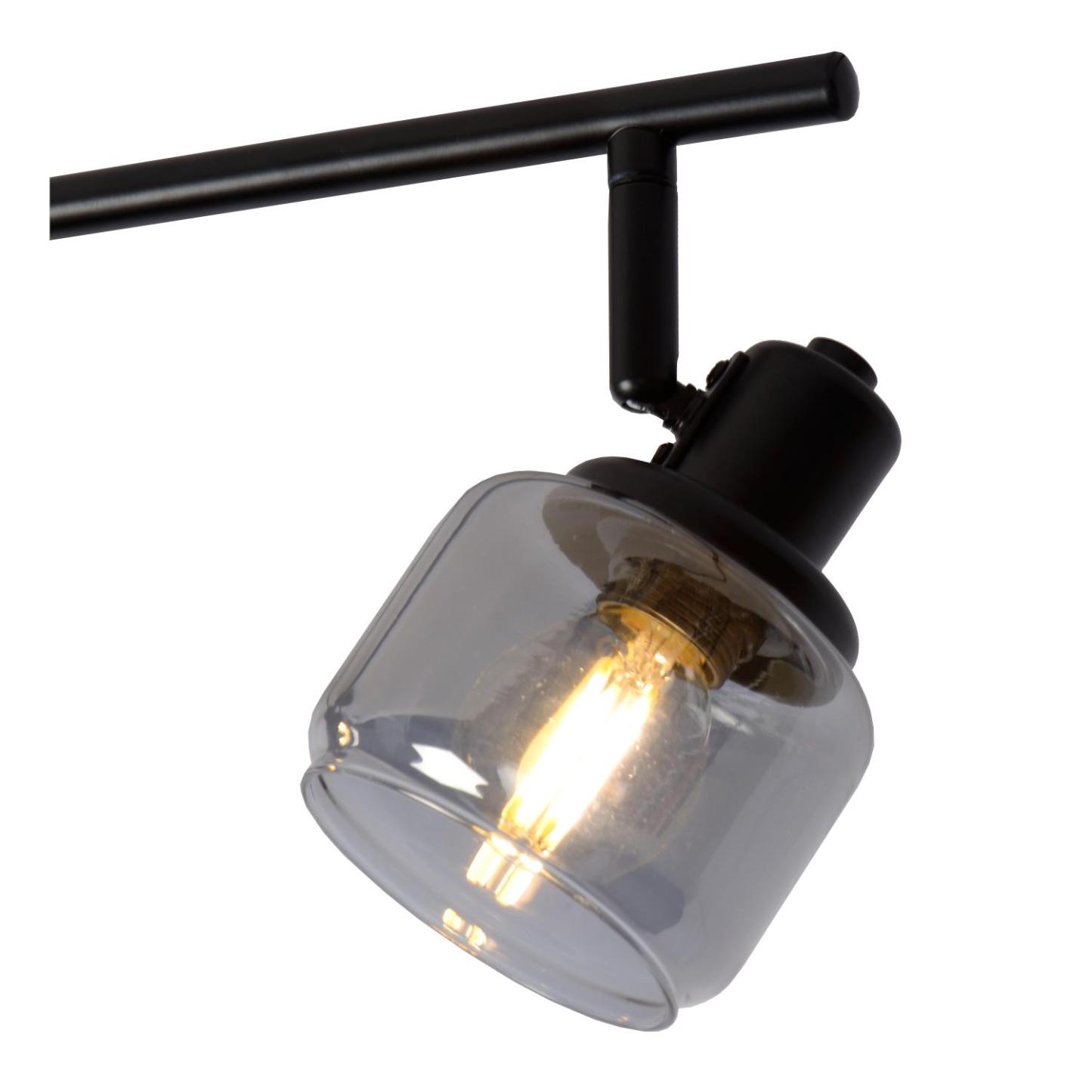 Bjorn Ceiling Lights - Brushed Gold/Smoked Amber
