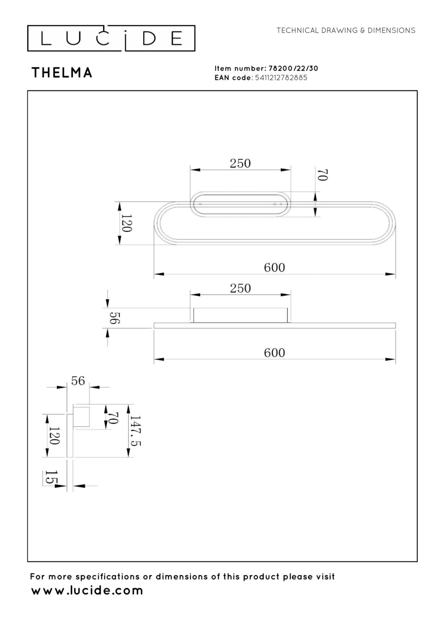 Thelma Wall Lights - Matt Black/Opal