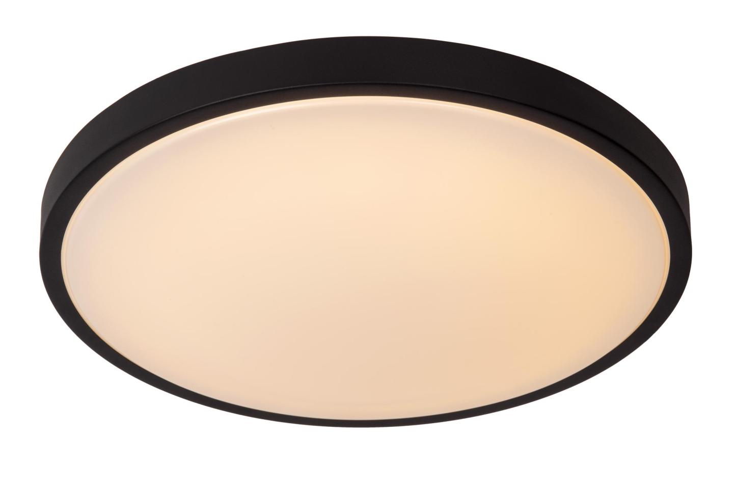 Dasher Ceiling Lights - Matt Black/Opal - 410mm Diameter