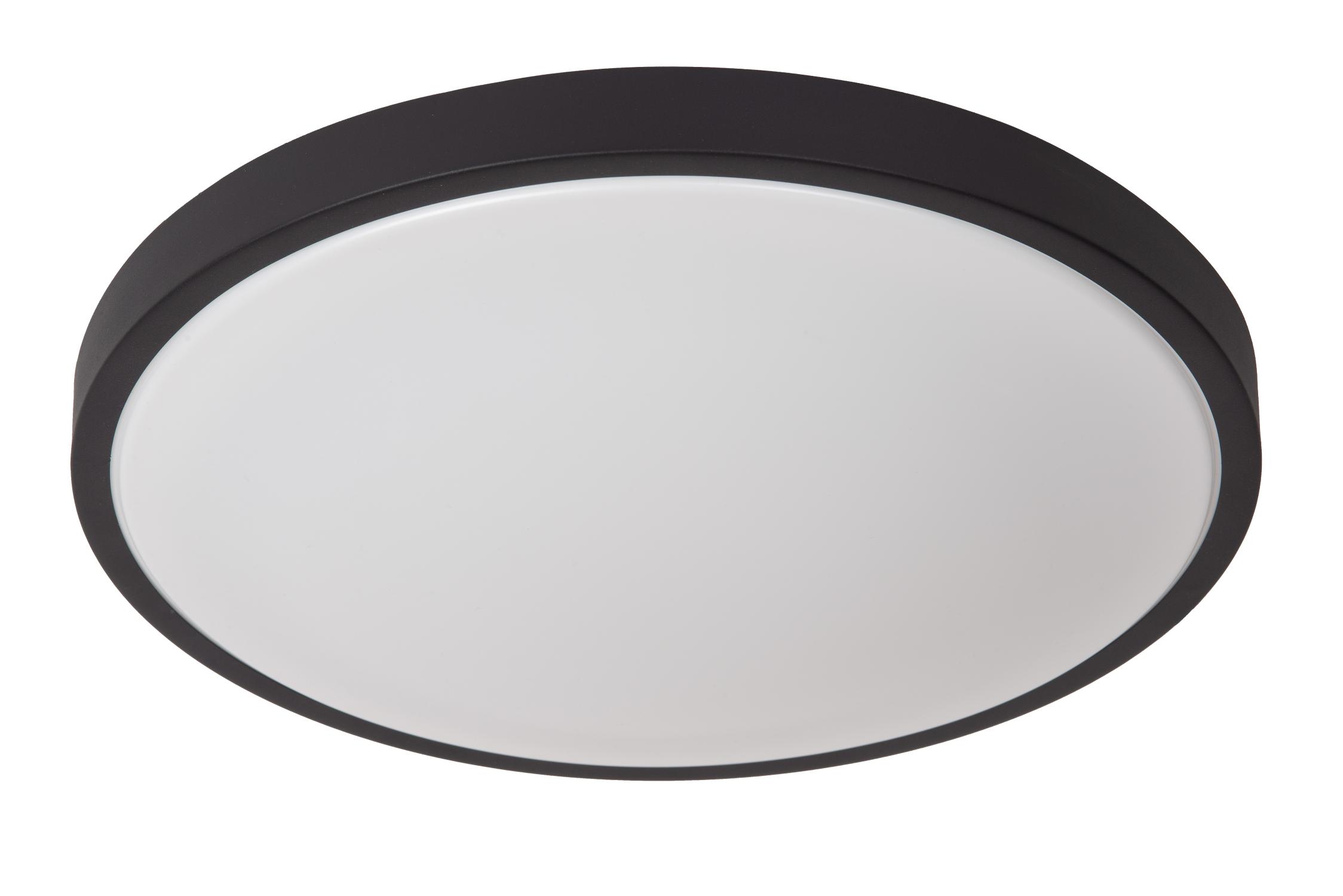 Dasher Ceiling Lights - Matt Black/Opal - 410mm Diameter