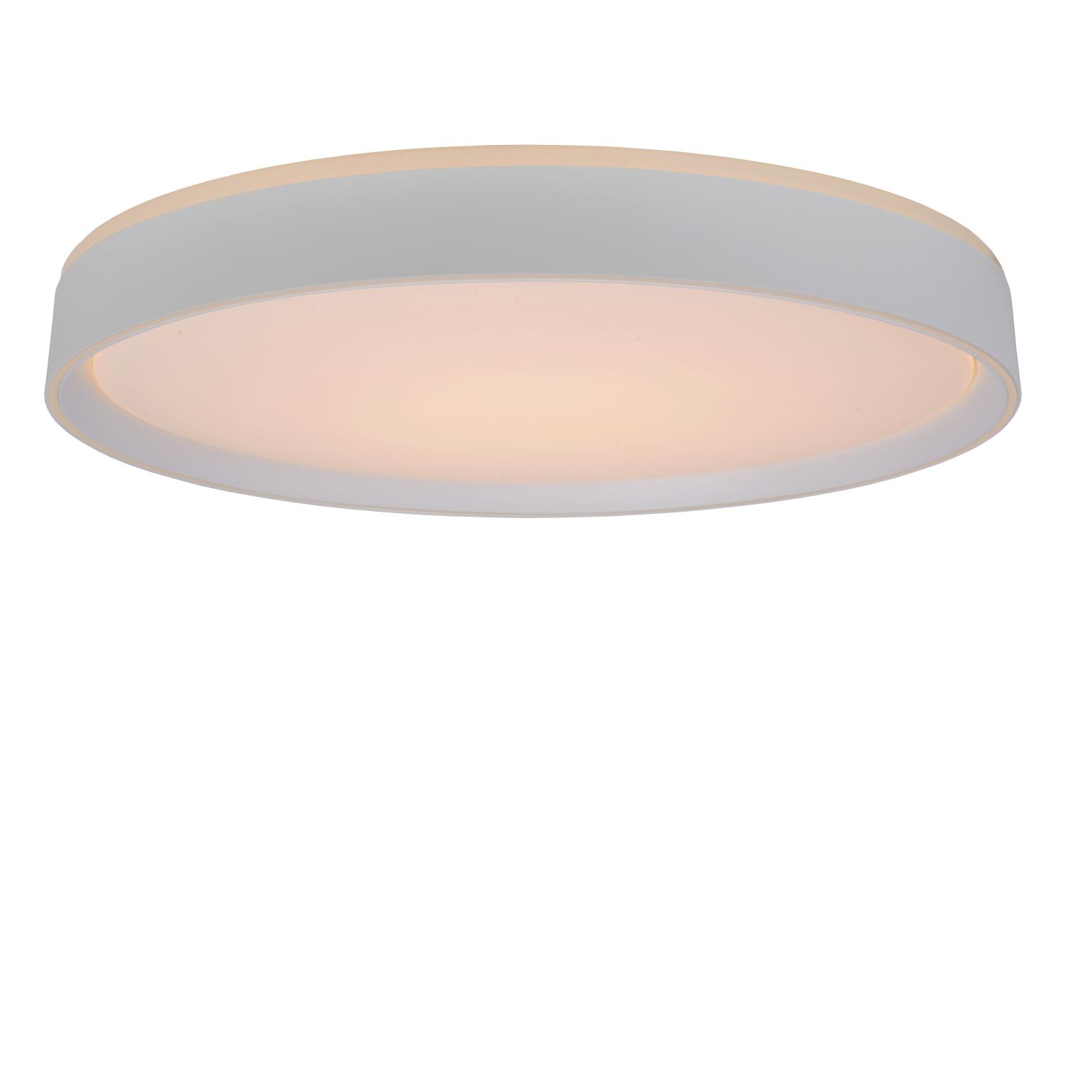 Nuria Ceiling Lights - Matt Black/Opal - 500mm Diameter