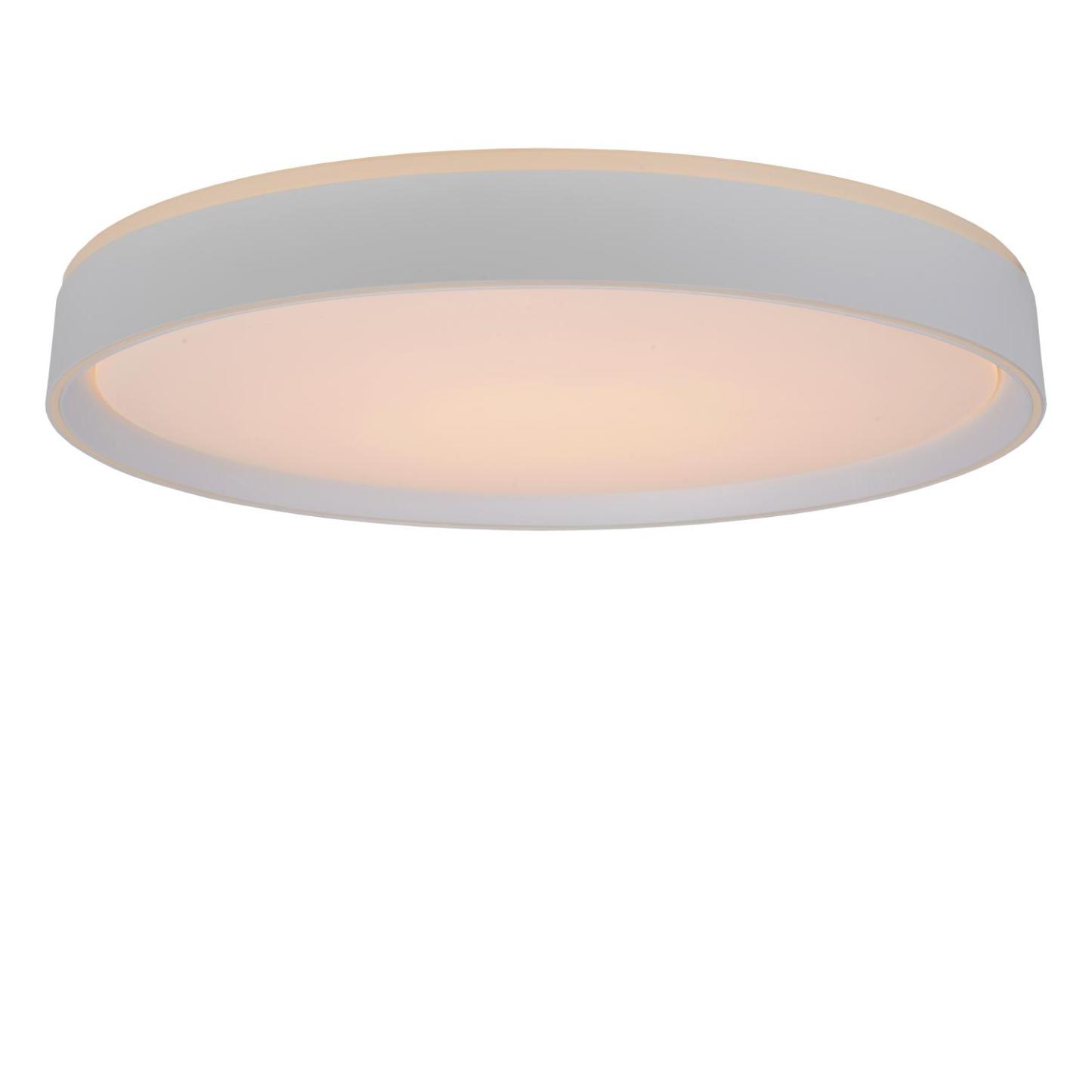 Nuria Ceiling Lights - Matt Black/Opal - 500mm Diameter