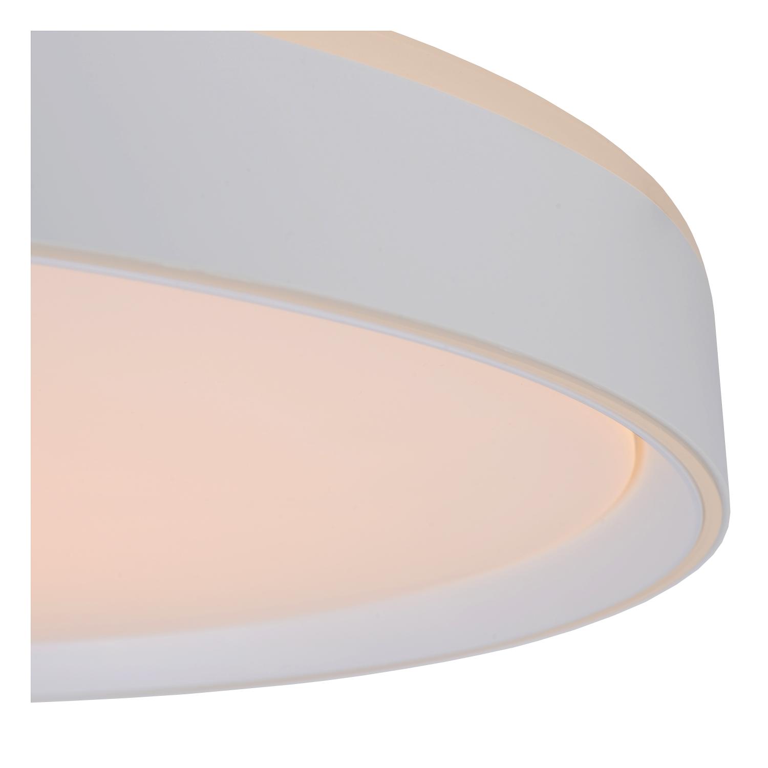Nuria Ceiling Lights - Matt Black/Opal - 500mm Diameter