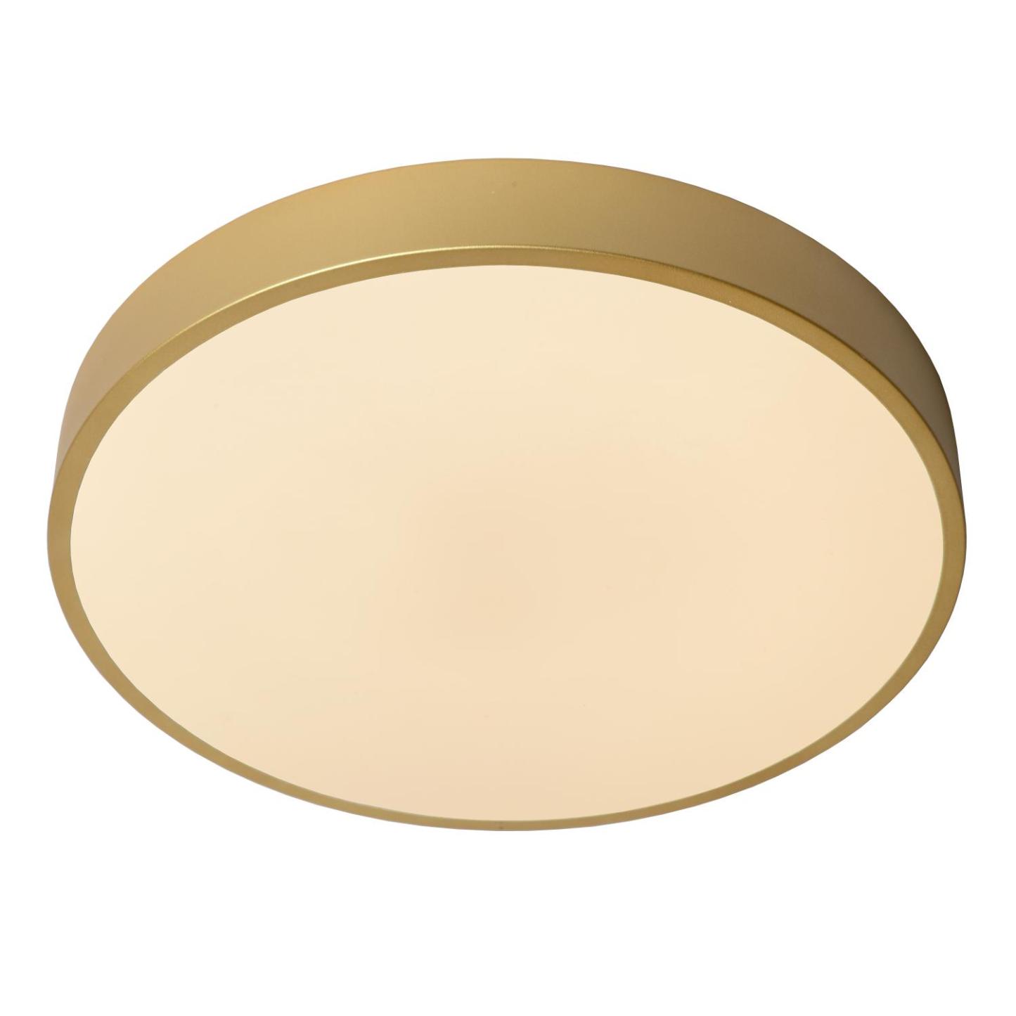 Unar Ceiling Lights - Matt Gold/Opal - 395mm Diameter