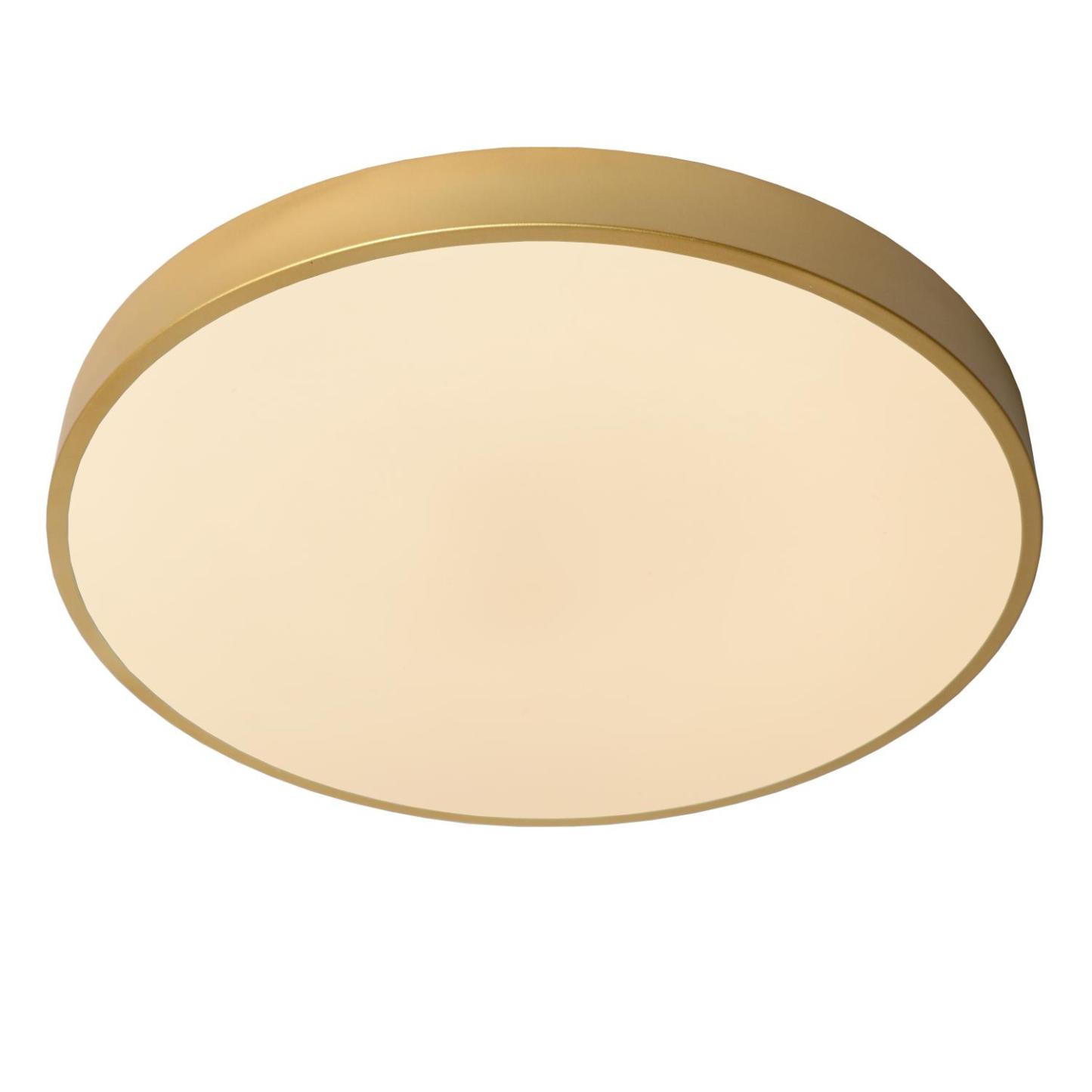 Unar Ceiling Lights - Matt Gold/Opal - 495mm Diameter