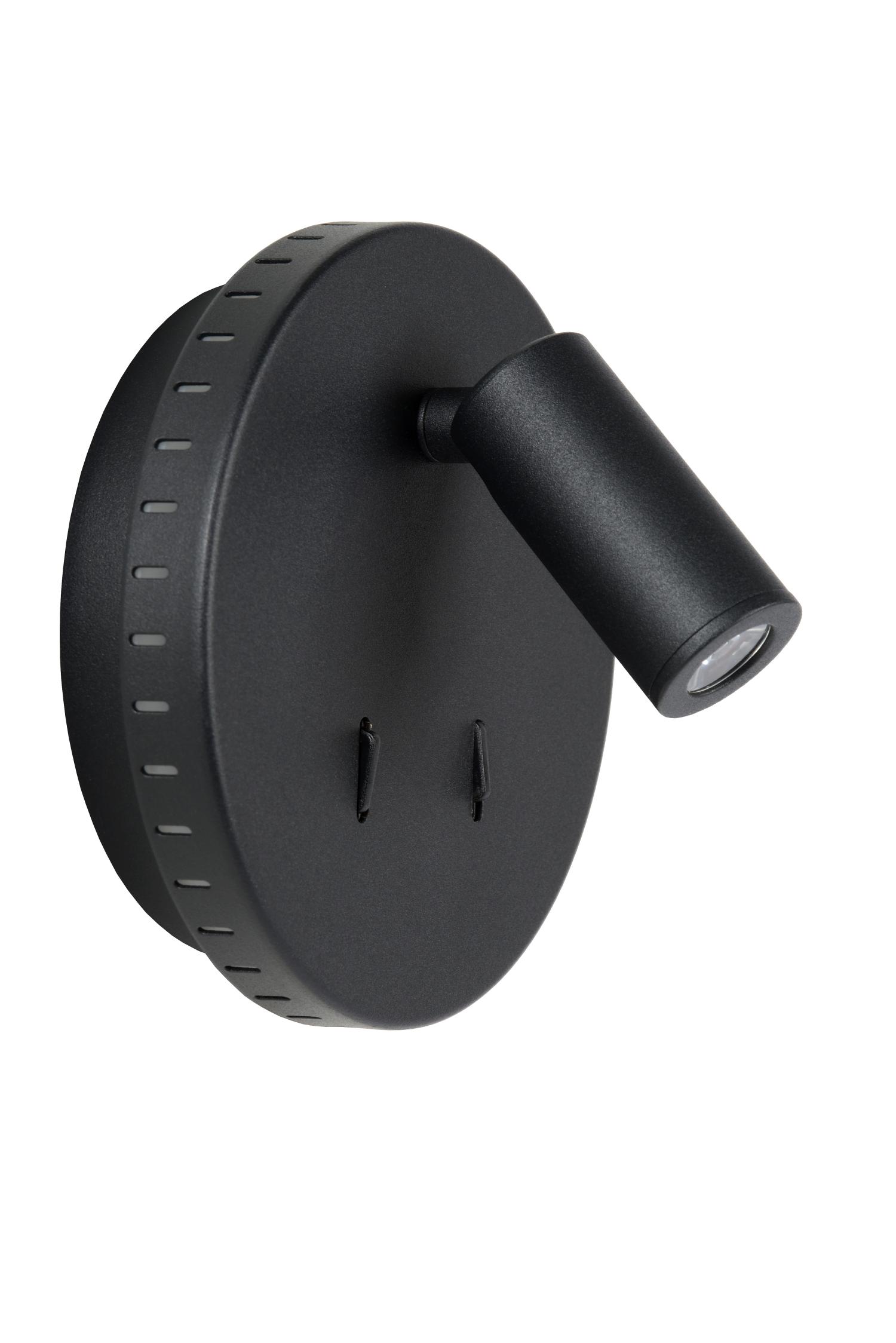 Bentjer Wall Lights - Matt Black/Clear Glass