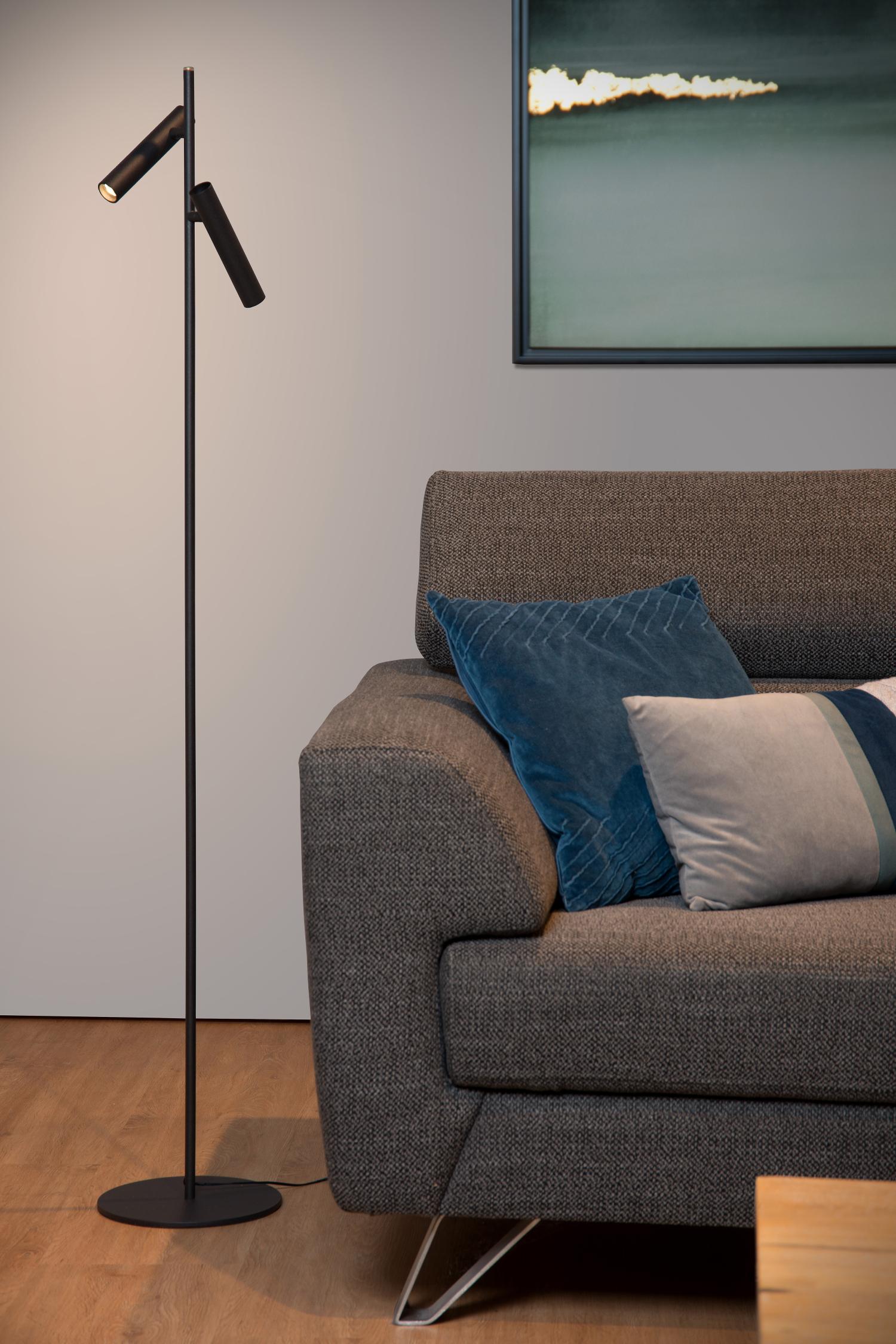 Philon Floor Lamp - Matt Black