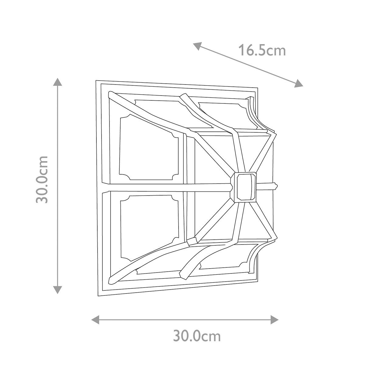 Chapel Flush Ceiling Light