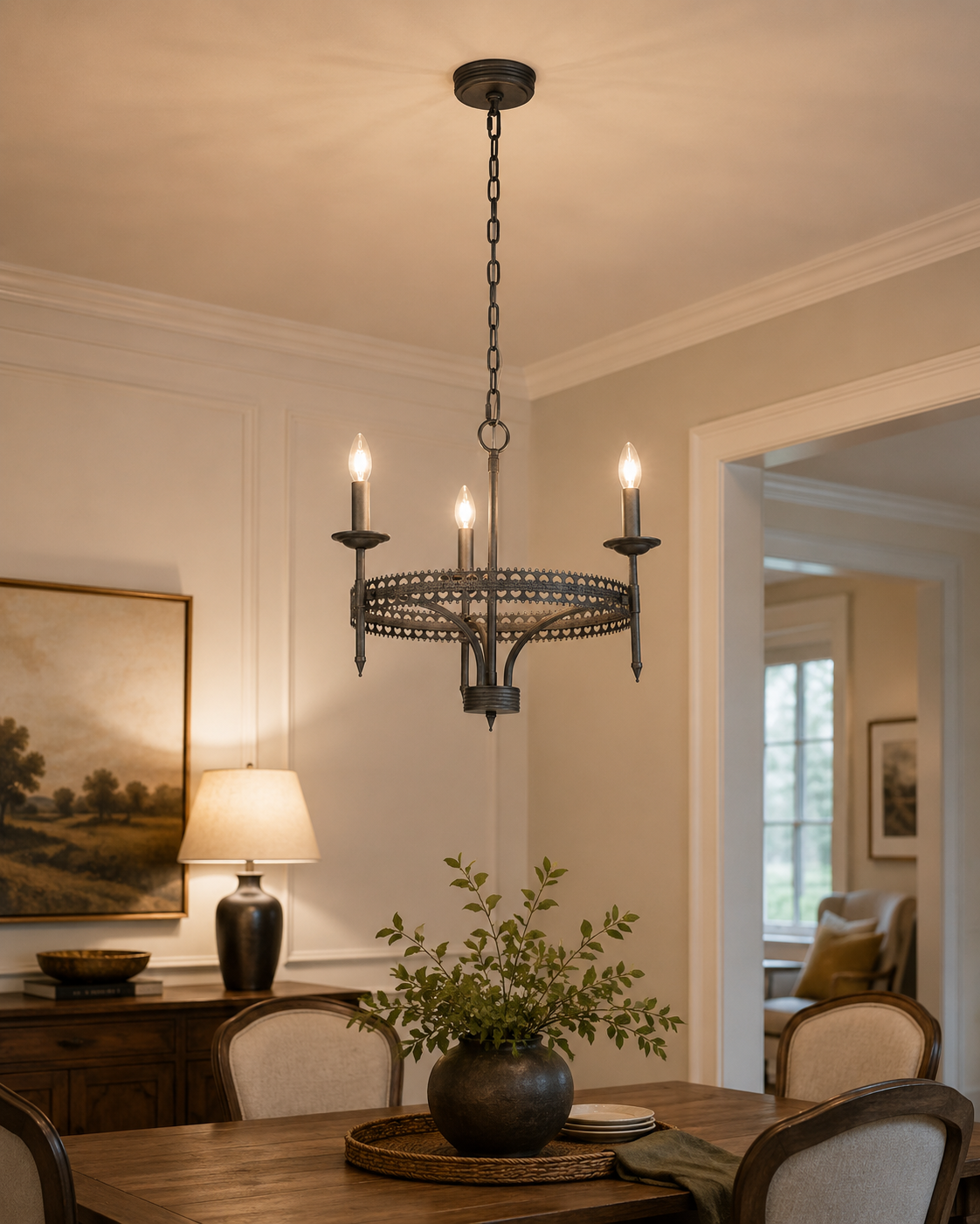 Crown Pendant Light