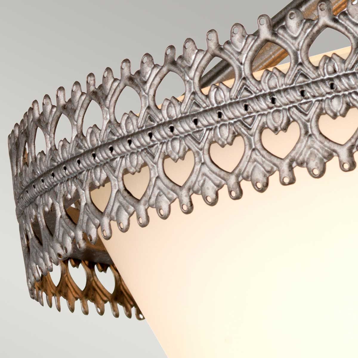 Crown Flush Ceiling Light