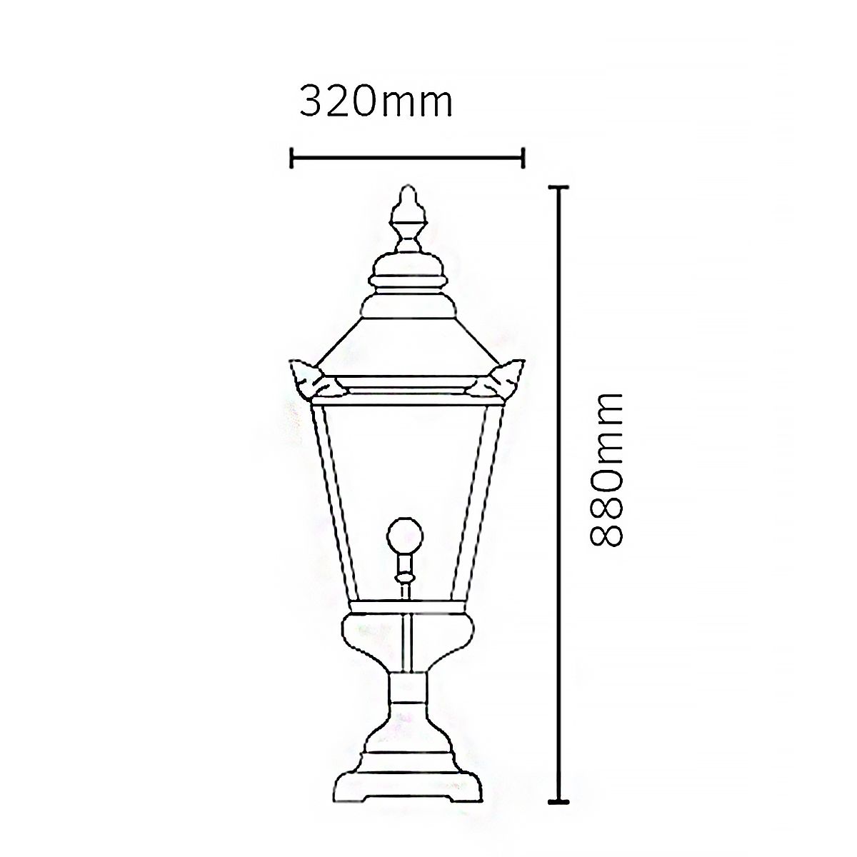 Chelsea Pedestal Light
