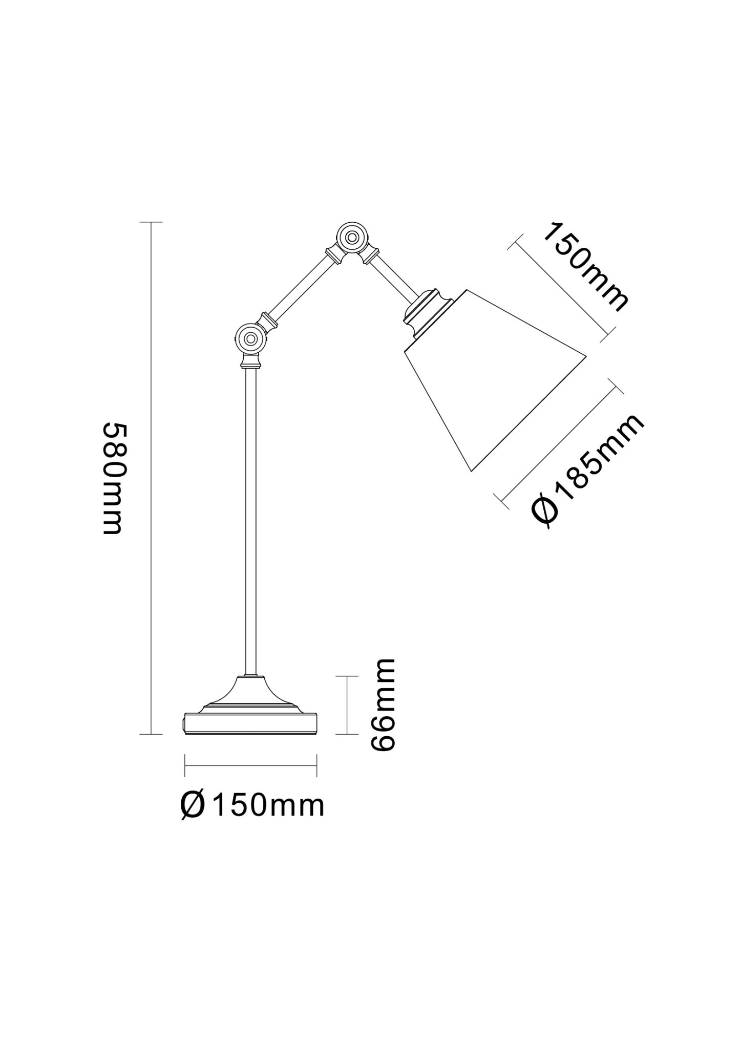 Crank Desk Lamp