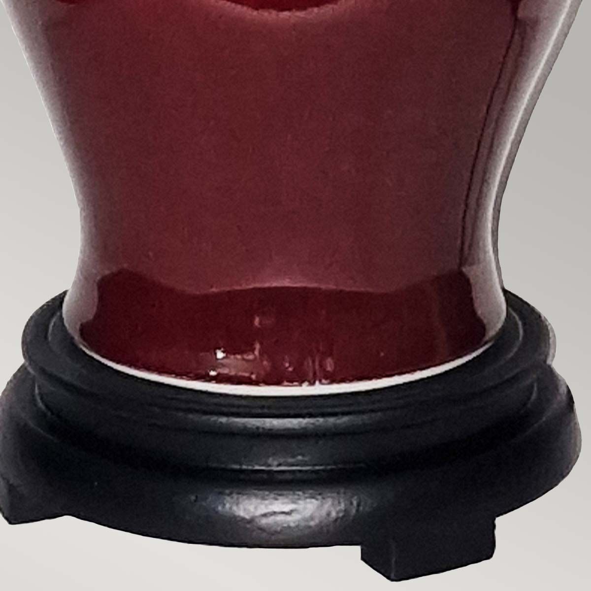 Oxblood Table Lamp