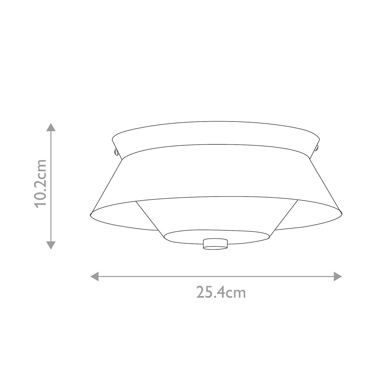 Bowtie Flush Ceiling Light
