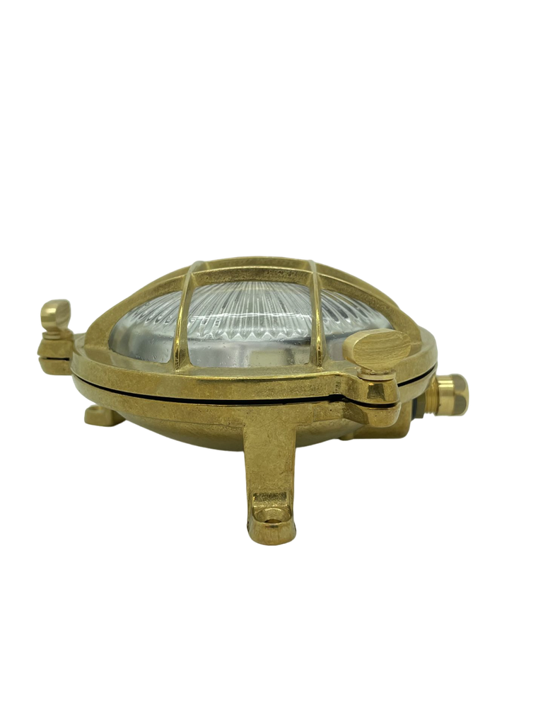 Porto Outdoor Wall Light With Bars - 140mm Diameter