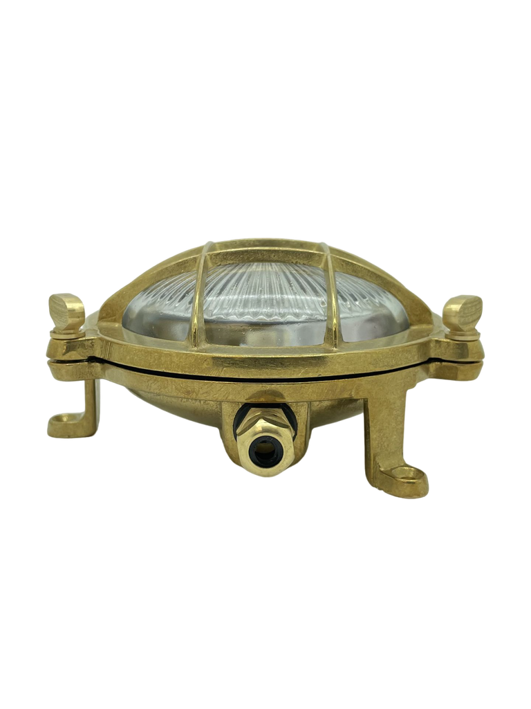 Porto Outdoor Wall Light With Bars - 140mm Diameter