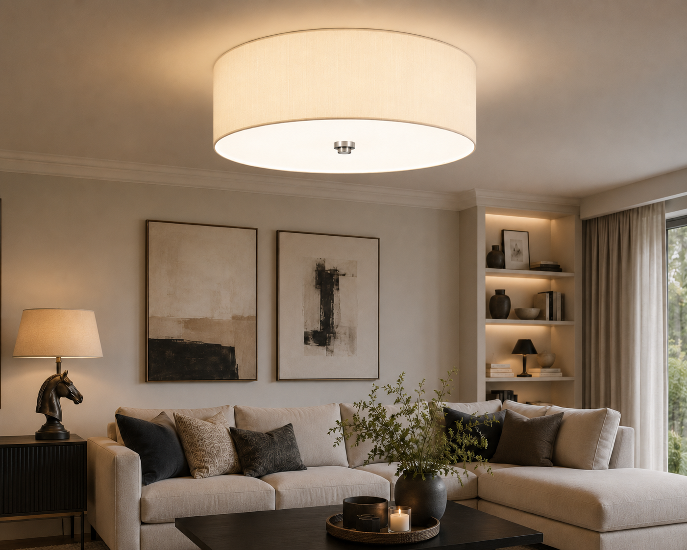 Fletcher Flush Flush Ceiling Light