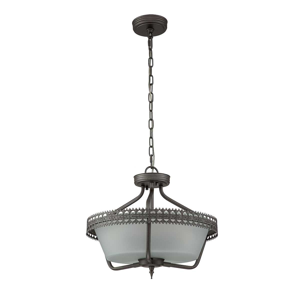 Crown Flush Ceiling Light