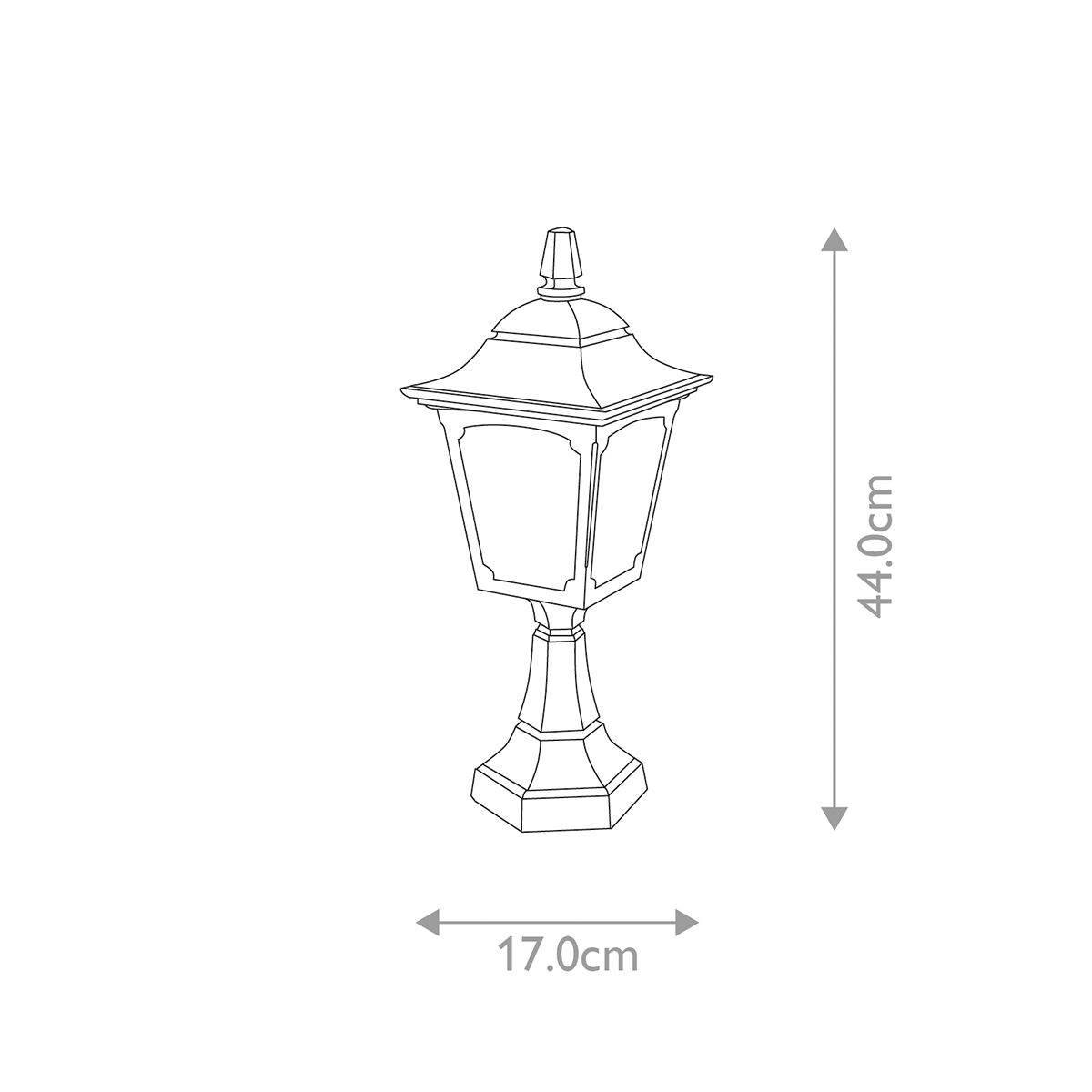 Chapel Mini Pedestal Light