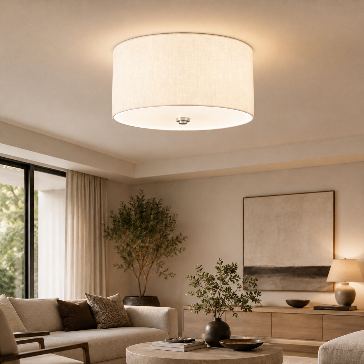 Fletcher Flush Flush Ceiling Light