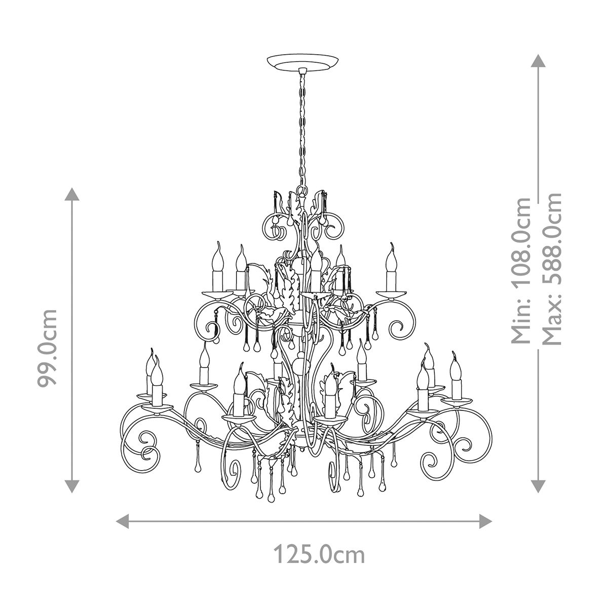 Amarilli Chandelier