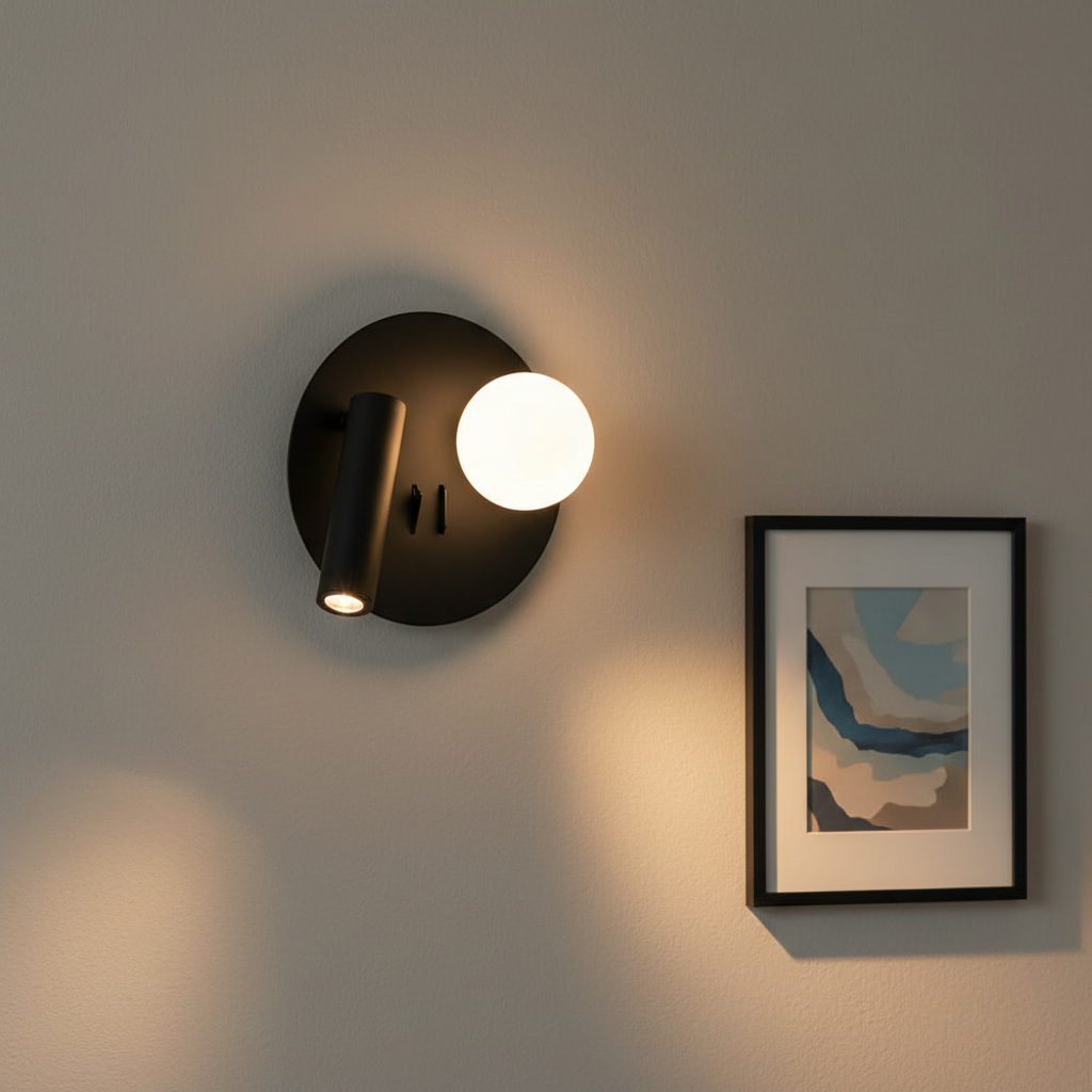 Matiz Wall Light with Spotlight