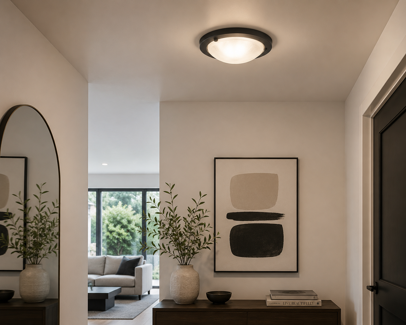 Berwick Flush Ceiling Light