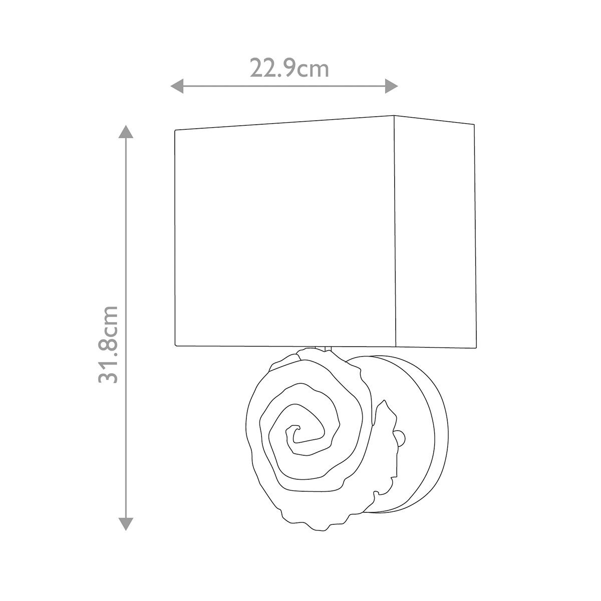 Swirl Wall Light