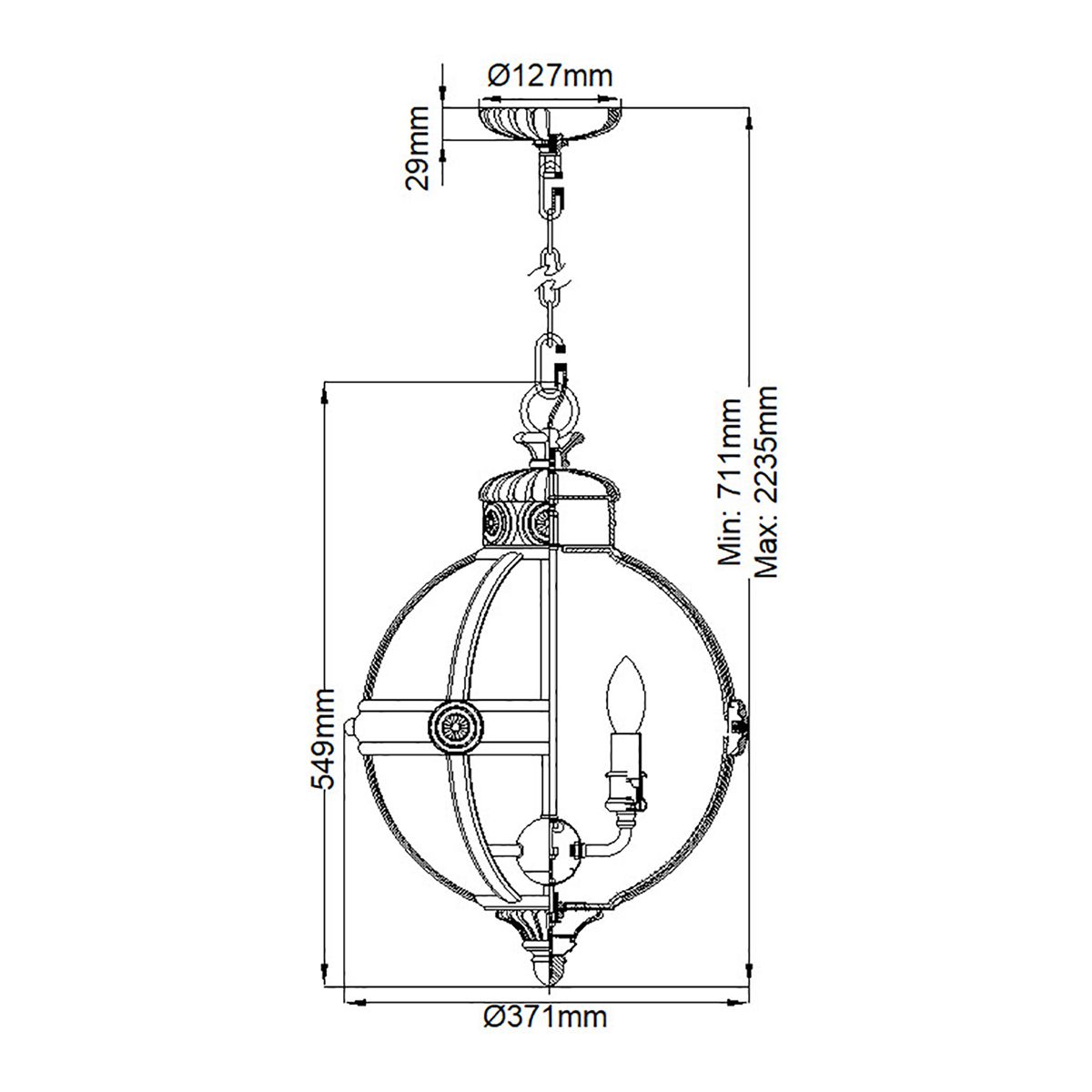 Adams Pendant Light