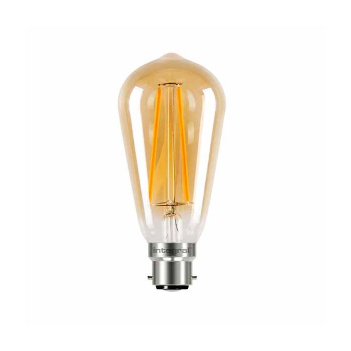 Squirrel Cage Filament Lamp, B22, Dimmable, 5W, 1800K