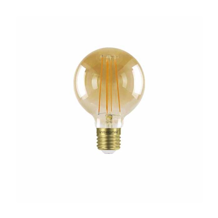 80mm Globe Filament Lamp, E27, Dimmable, 5W, 1800K