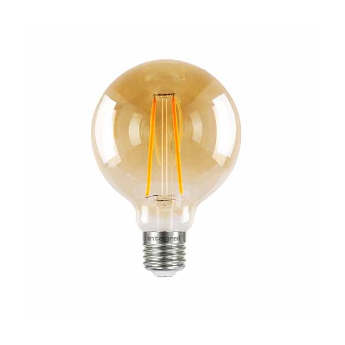 95mm Globe Filament Lamp, E27, Dimmable, 5W, 1800K