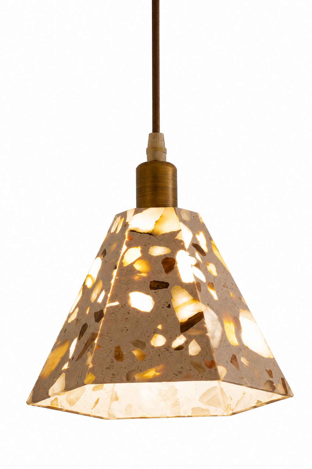 Tessera Hexagon Pendant